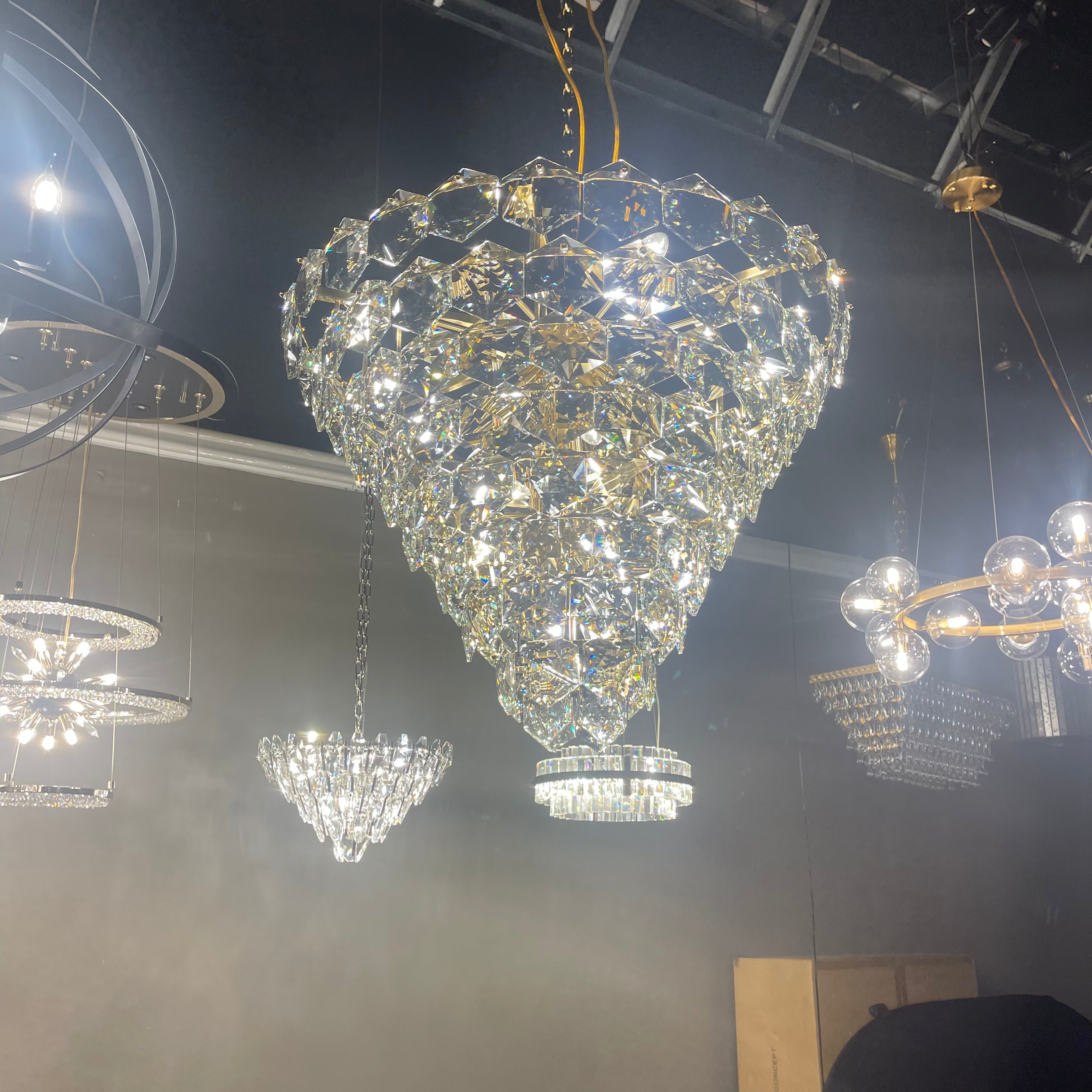 Gallerie Star 5-tier Crystal Chandelier - Italian Concept