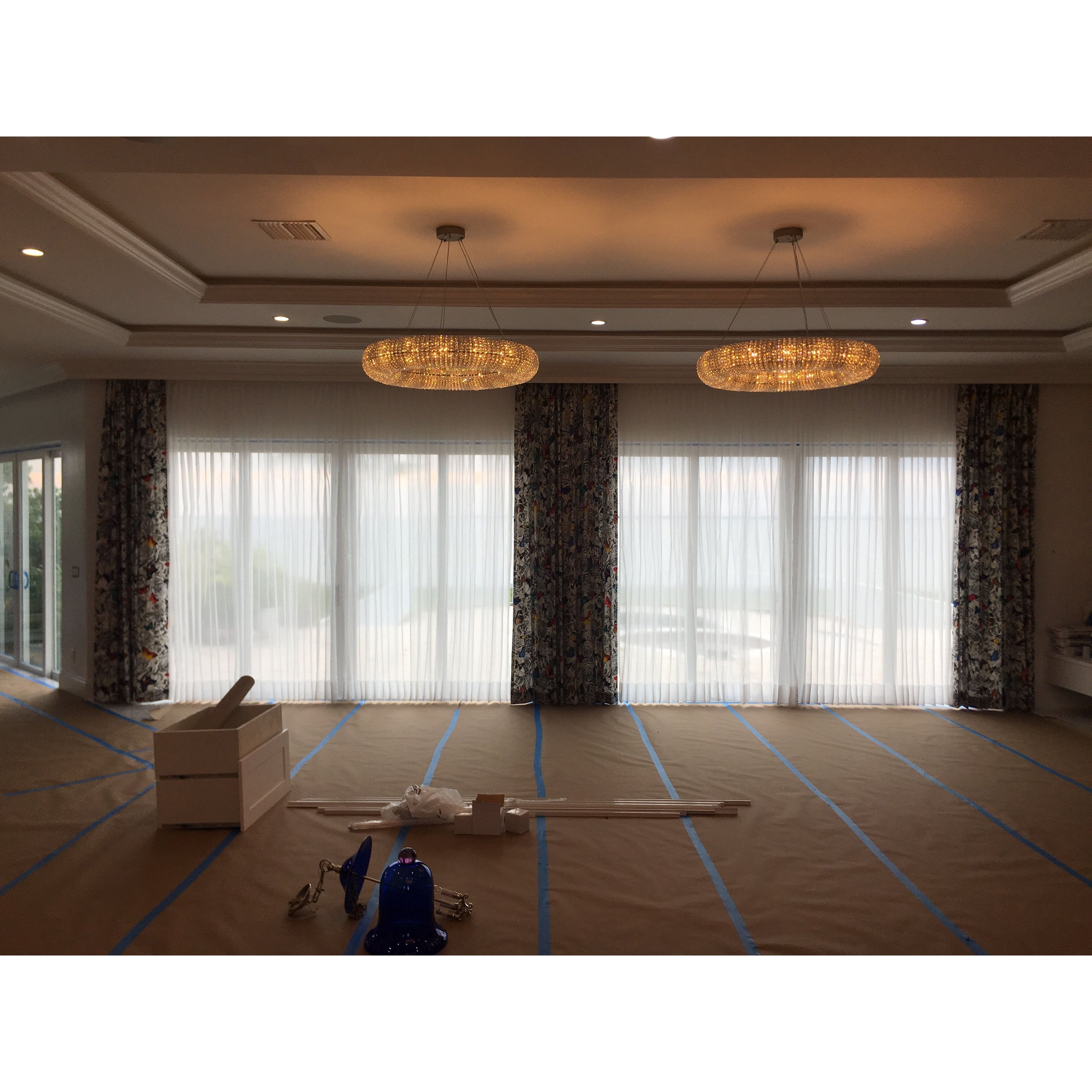 Empire Round Crystal Ring Beaded Chandelier - Italian Concept