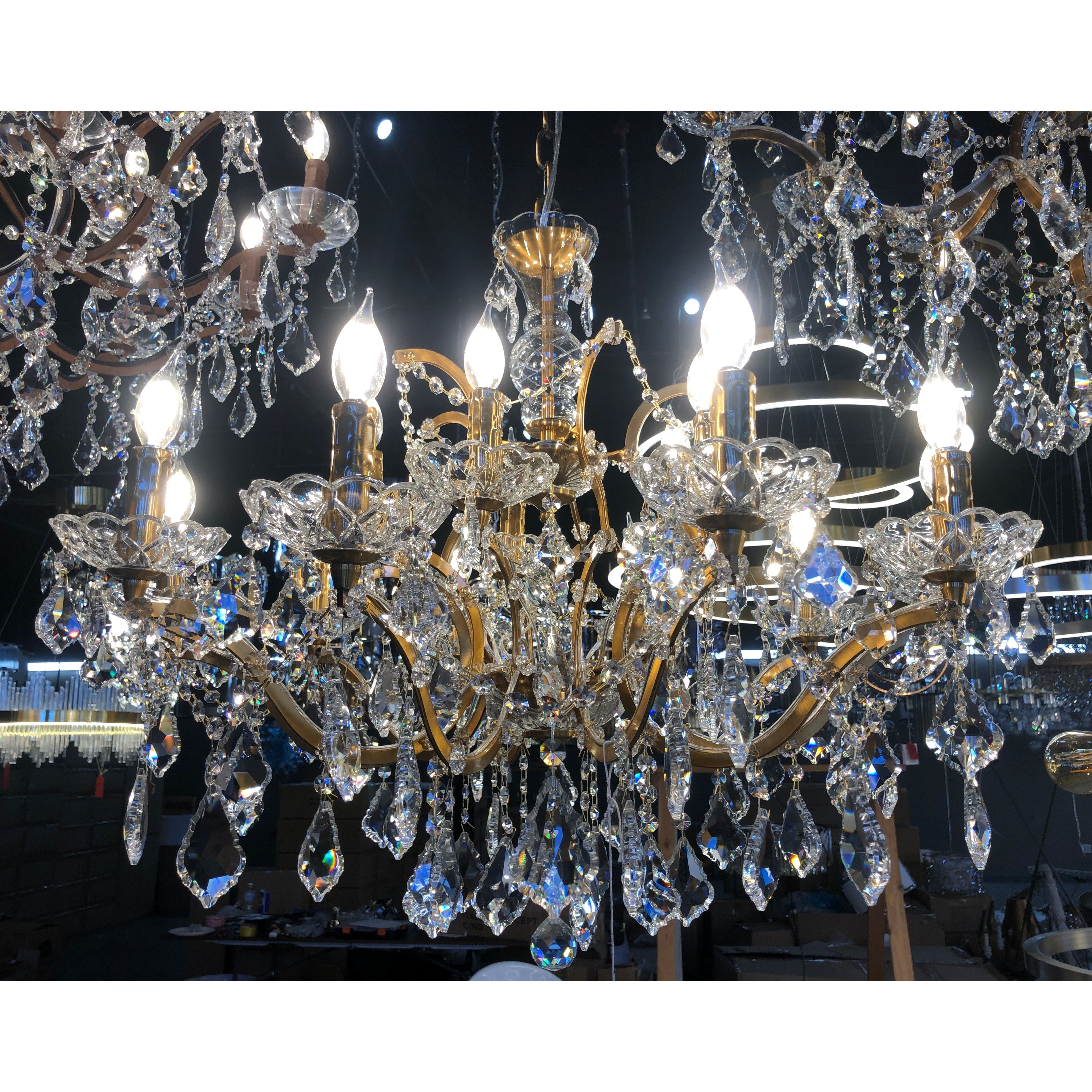 Maria Theresa Crystal Chandelier Collection - Italian Concept