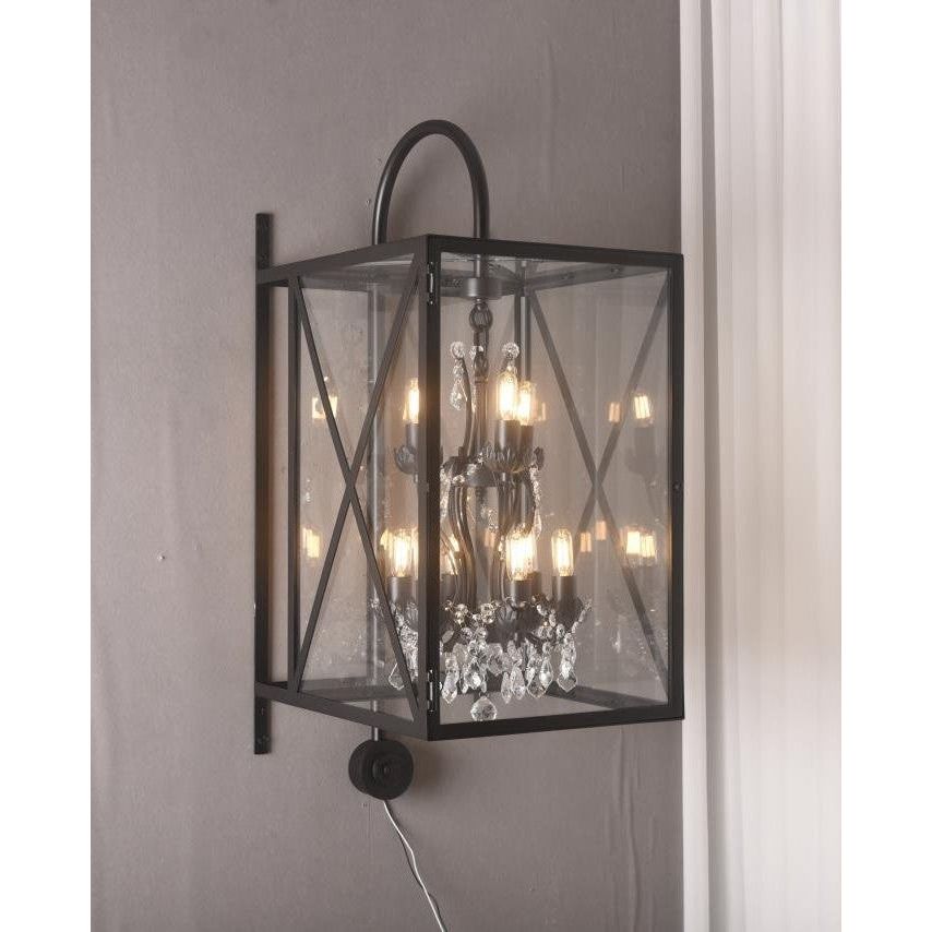 Outdoor Sconce Large Rococo Crystal Chandelier - Chandelier