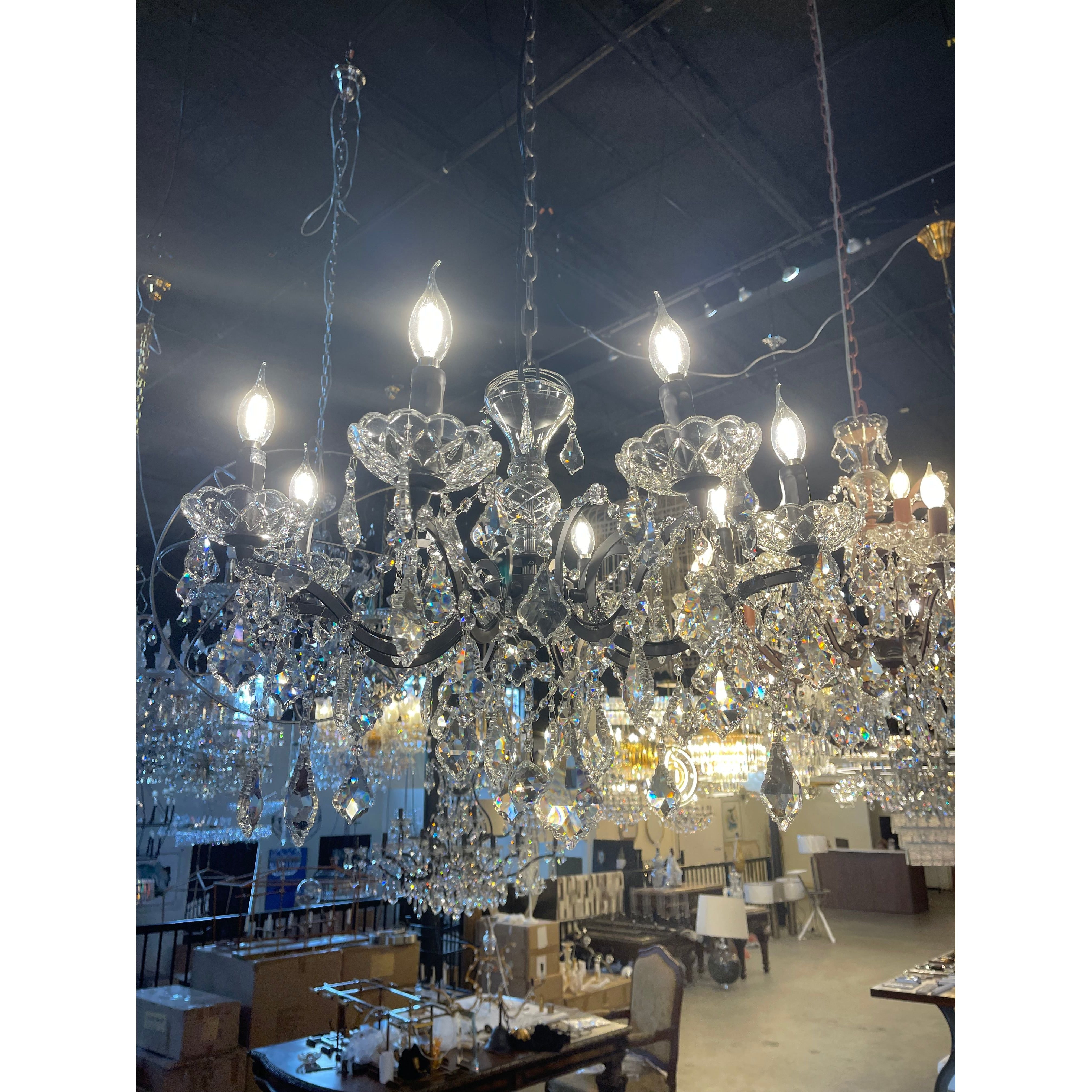Maria Theresa Crystal Chandelier V2 Collection - Italian Concept -