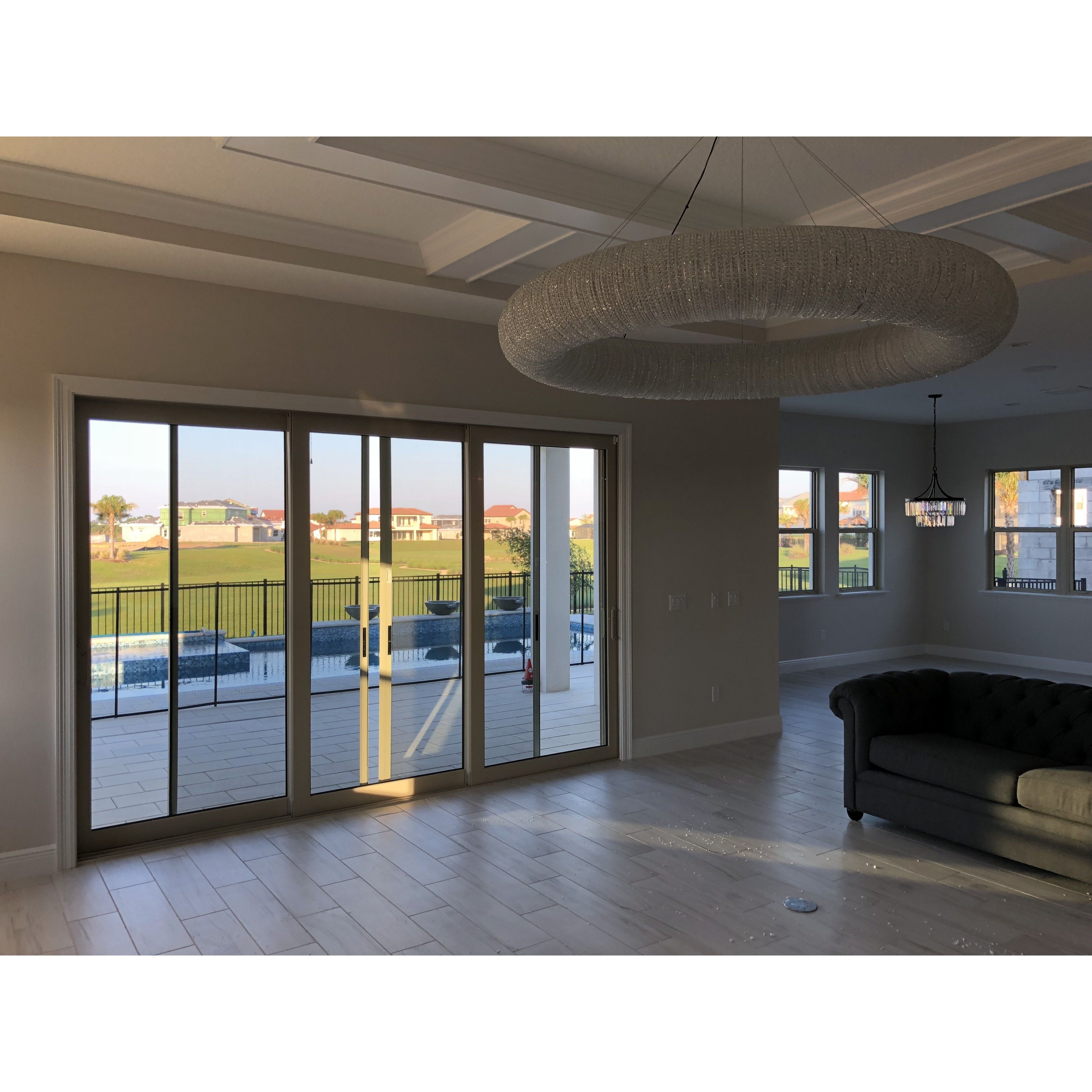 Empire Round Crystal Ring Beaded Chandelier - Italian Concept