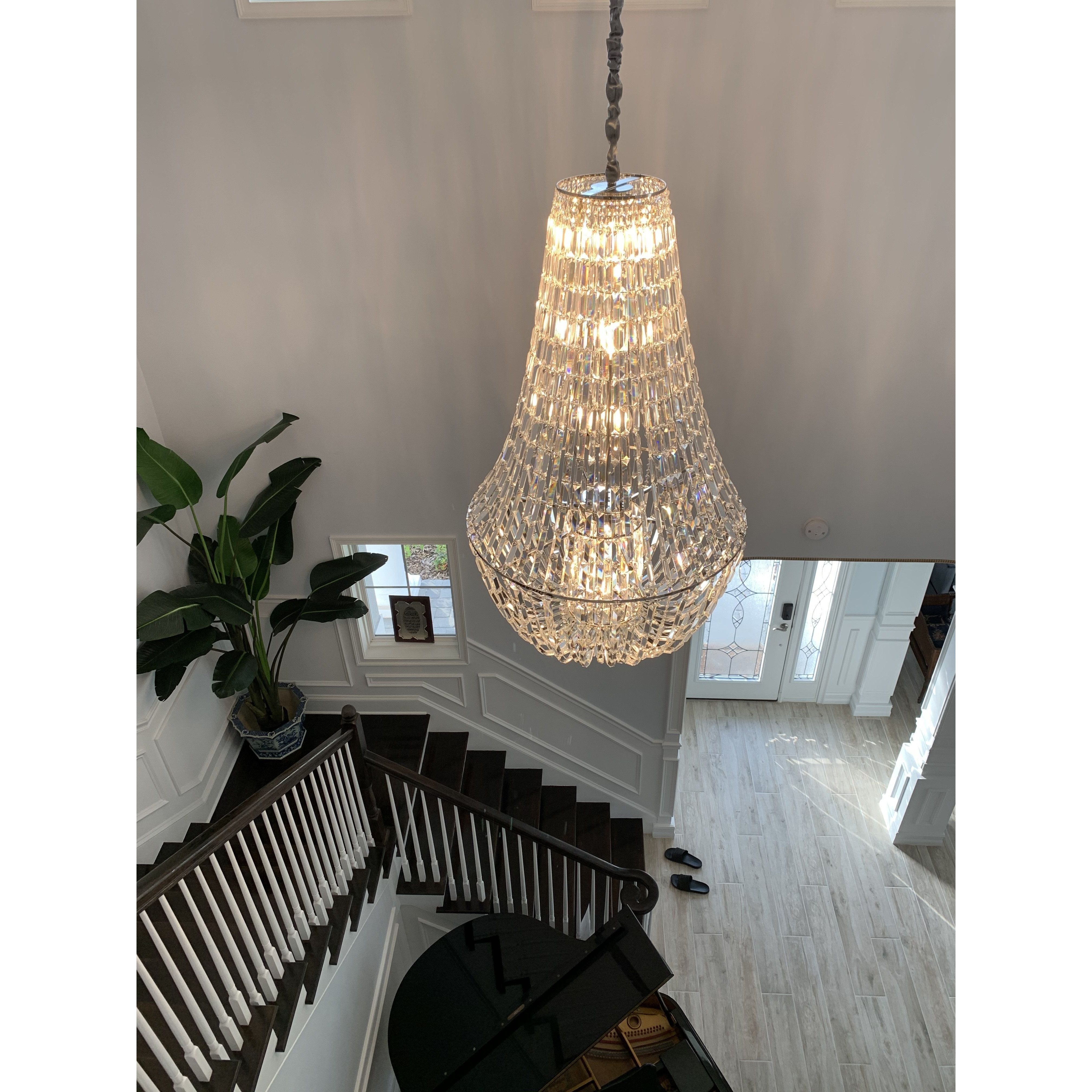 Andreas Empire Crystal Prysm Chandelier - Italian Concept -