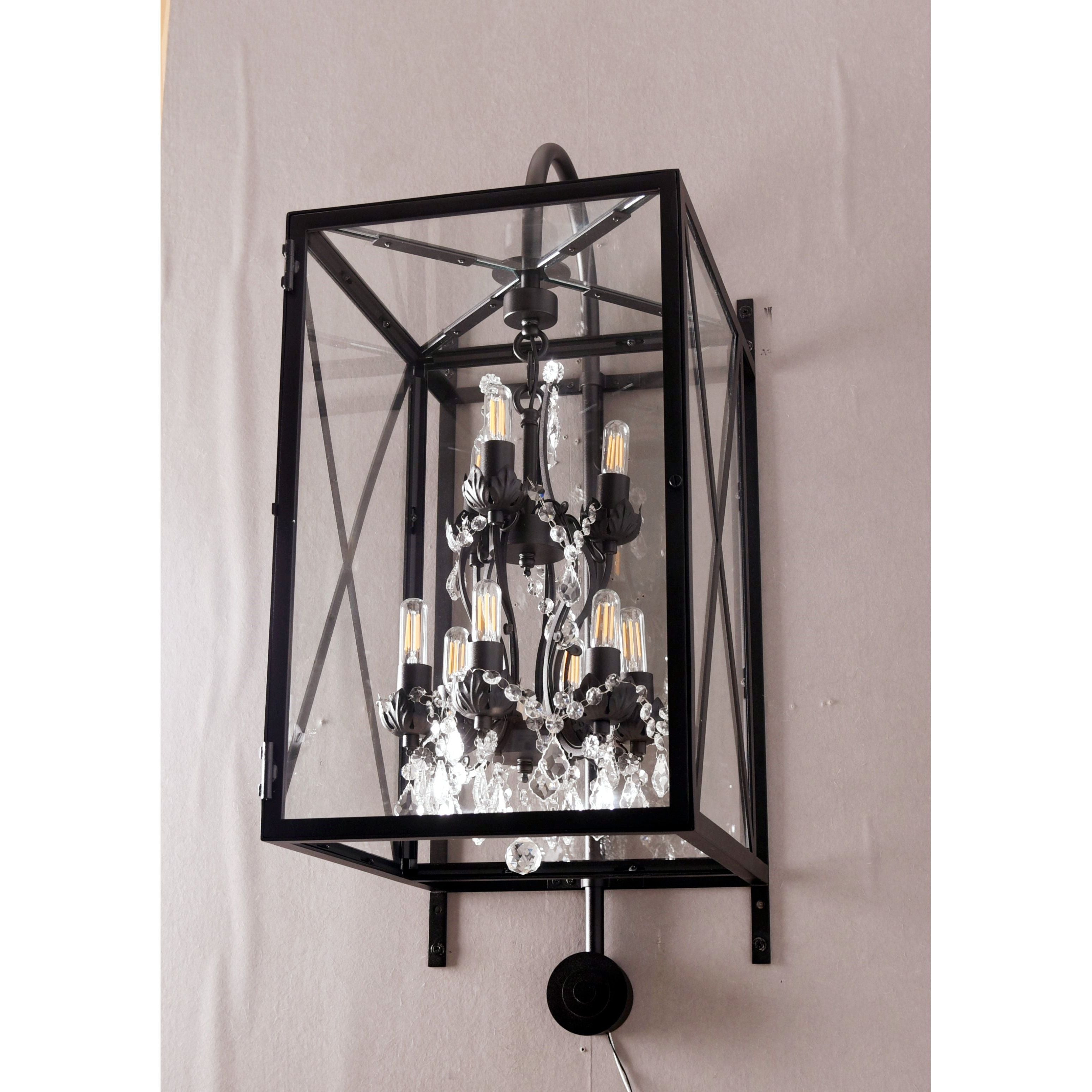Outdoor Sconce Large Rococo Crystal Chandelier - Chandelier