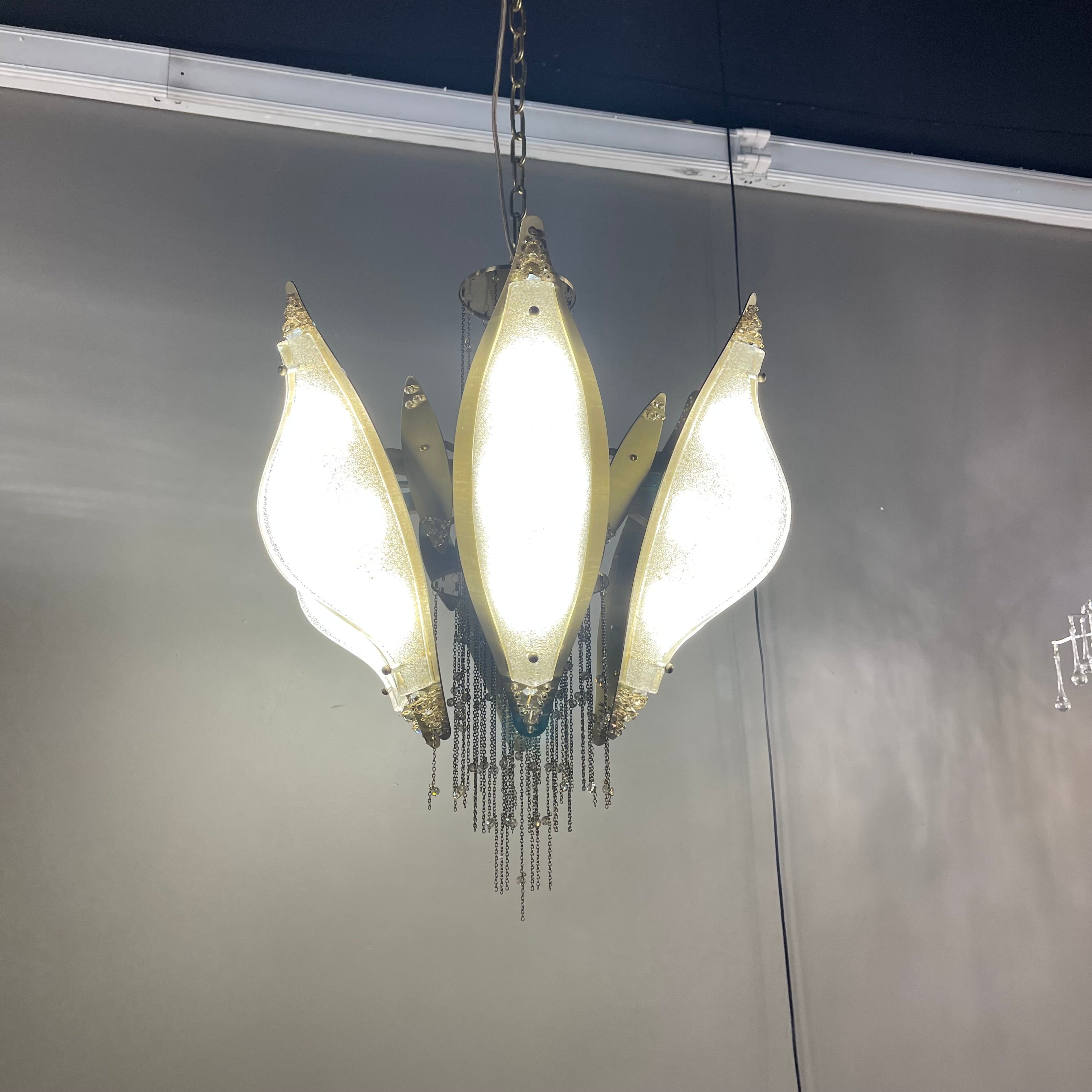 Aria Closed-Flower Crystal Murano Chandelier - Italian Concept -
