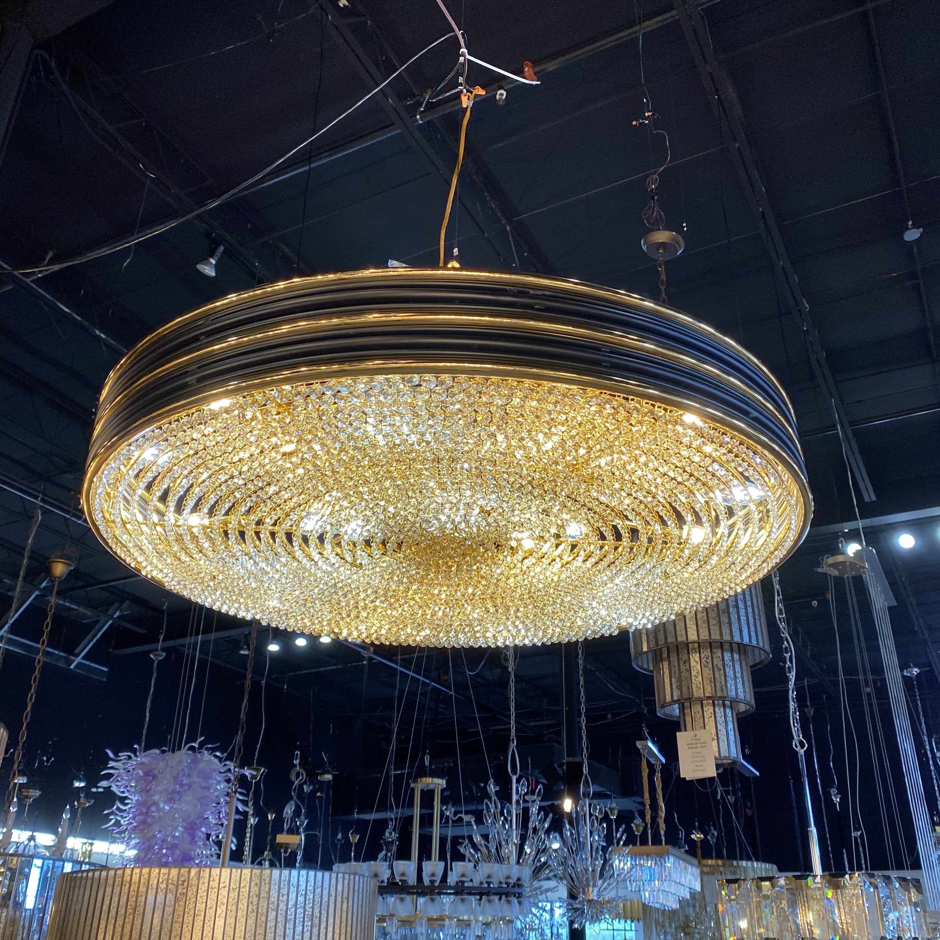 Valentina Round Crystal Chandelier - Italian Concept