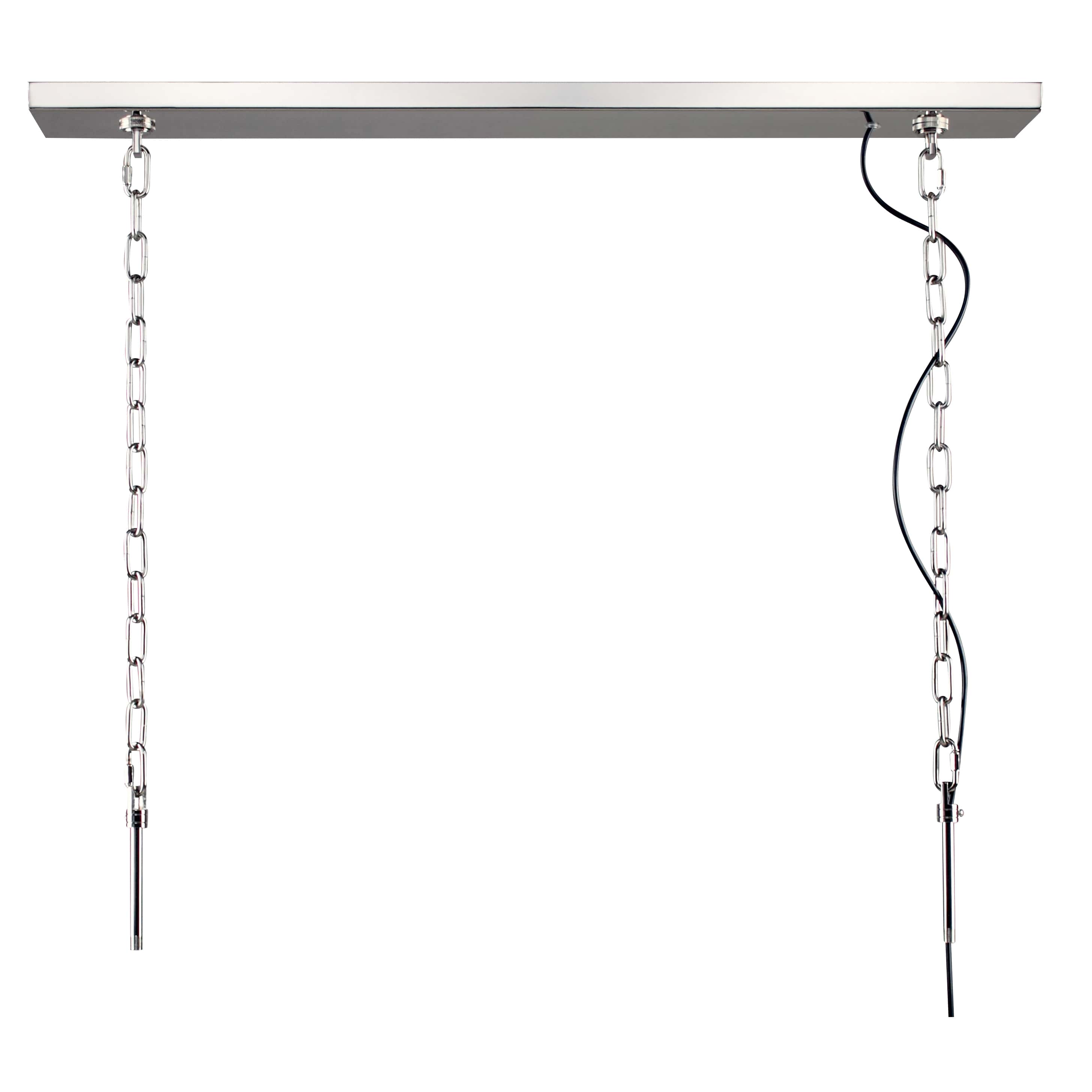 Apex Odeon Rectangular Fringe Crystal Chandelier - Italian Concept -