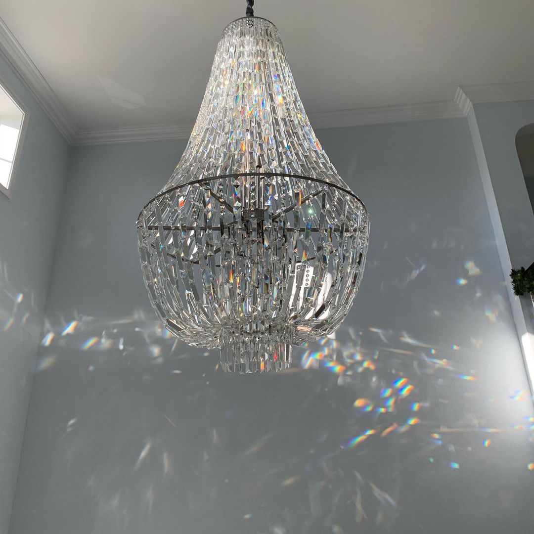 Andreas Empire Crystal Prysm Chandelier - Italian Concept -