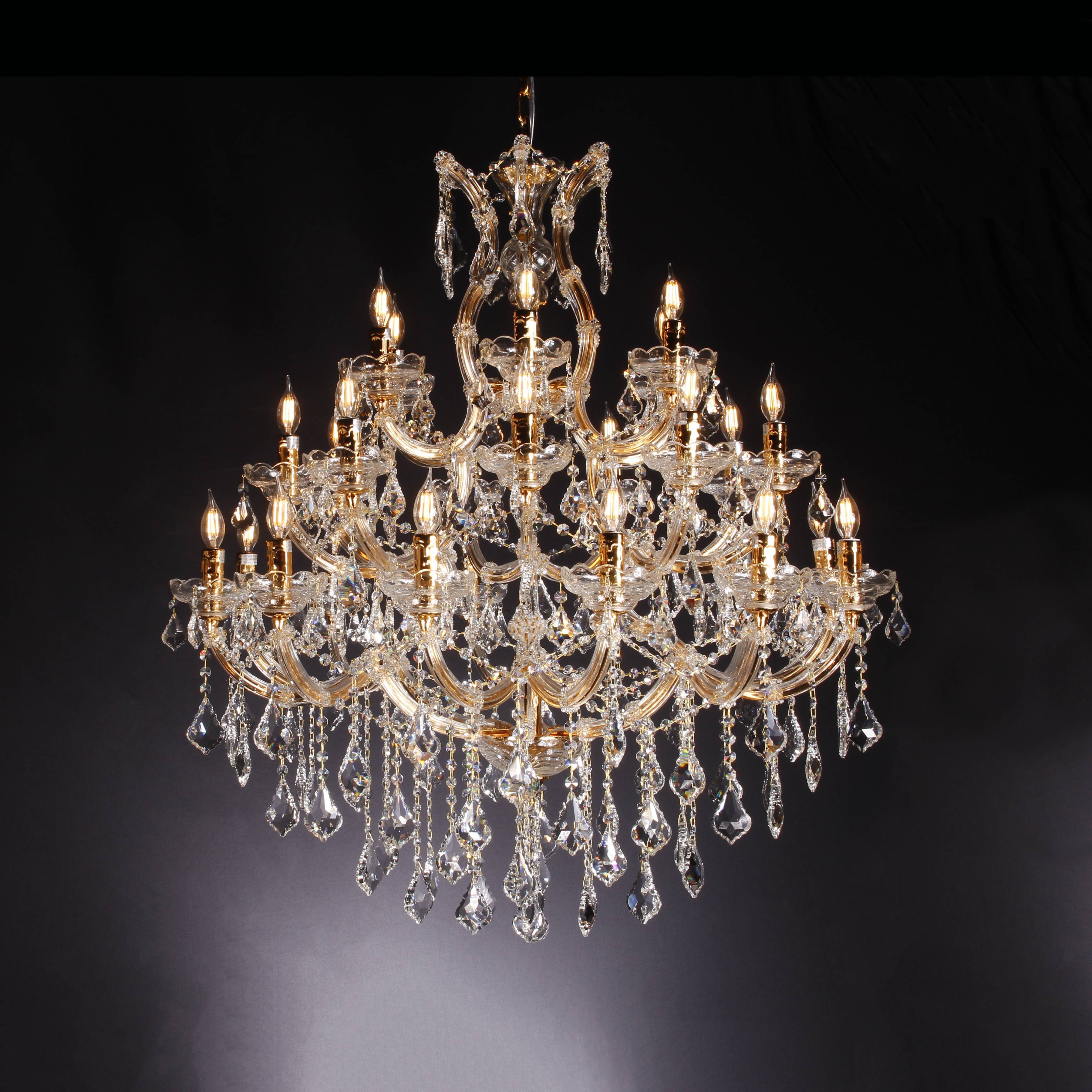 28 Light Maria Theresa Crystal Chandelier - Italian Concept