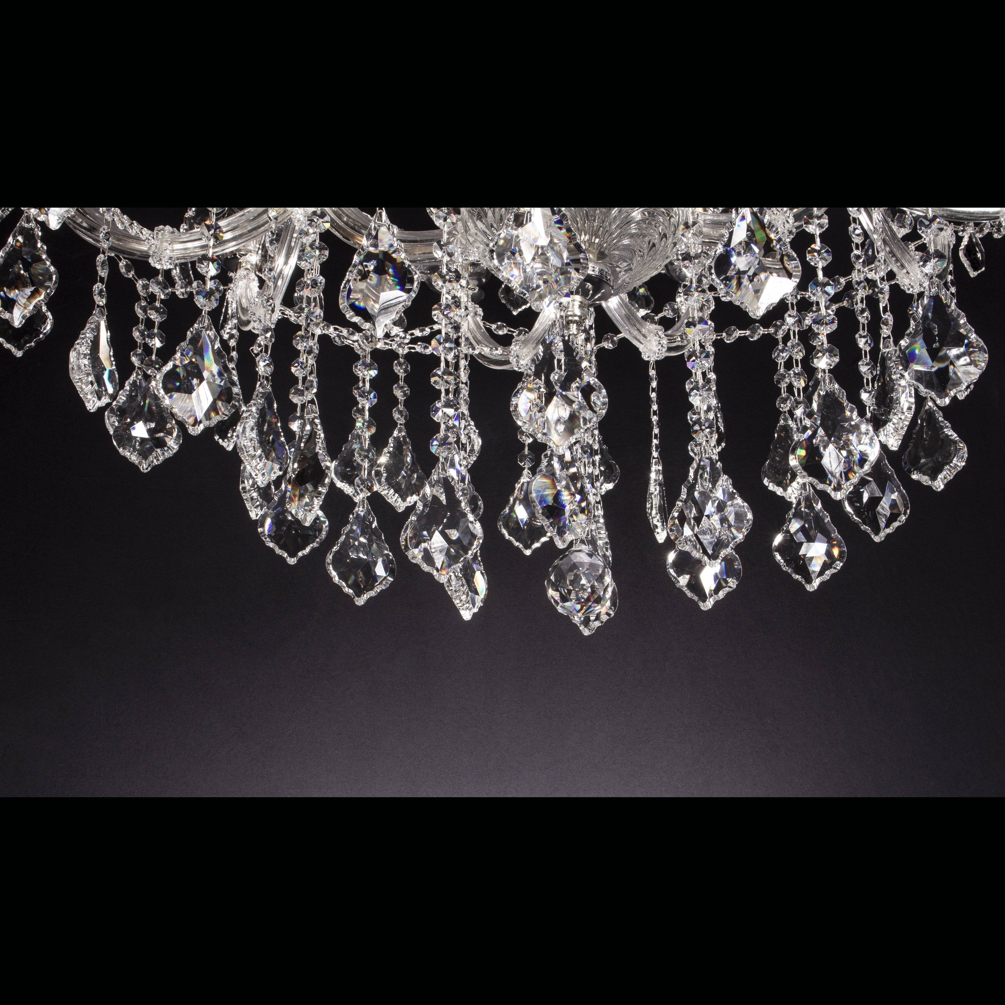 Leyla Maria Theresa 55 Light Crystal Chandelier - Italian Concept -