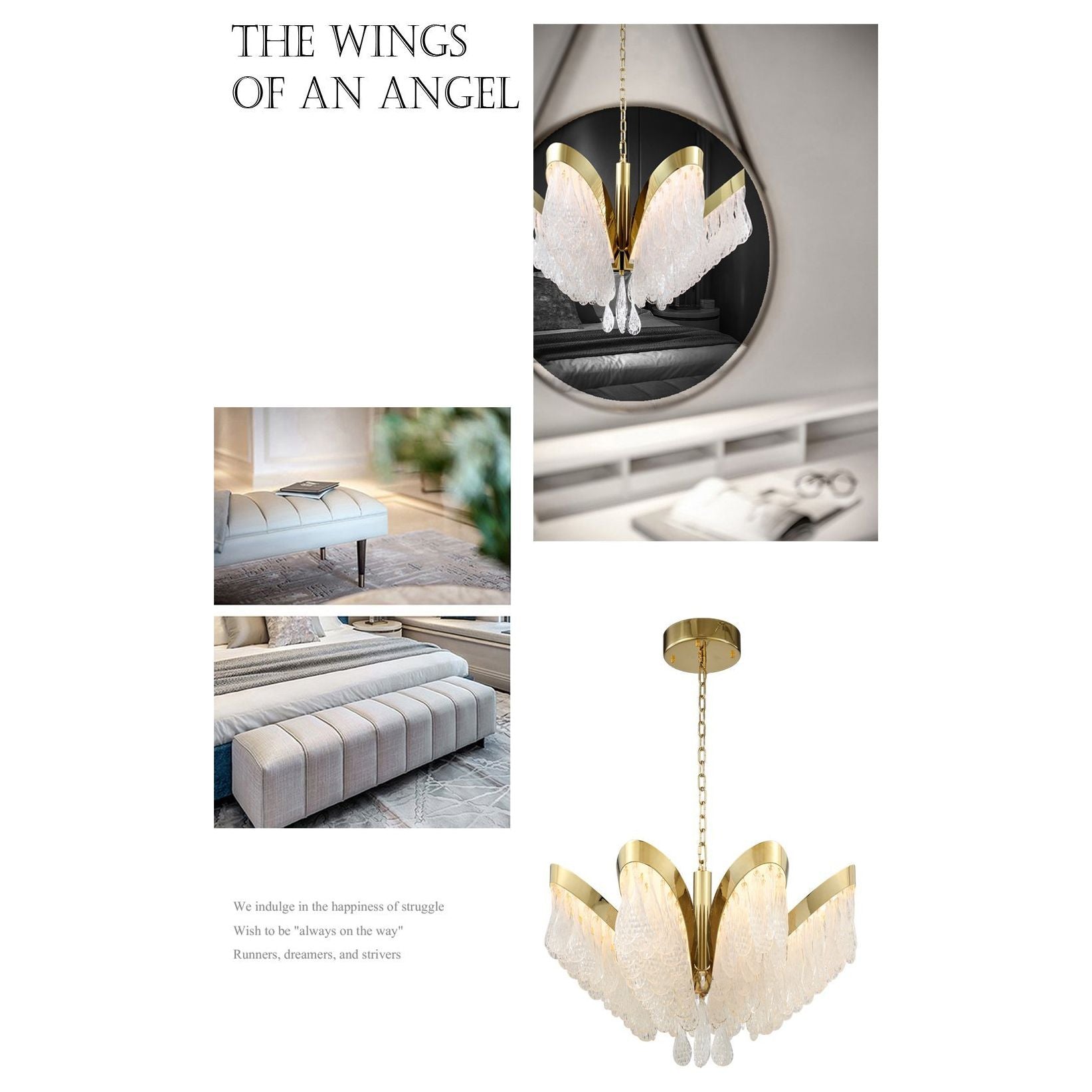 Aria Closed-Flower Crystal Murano Chandelier - Italian Concept -