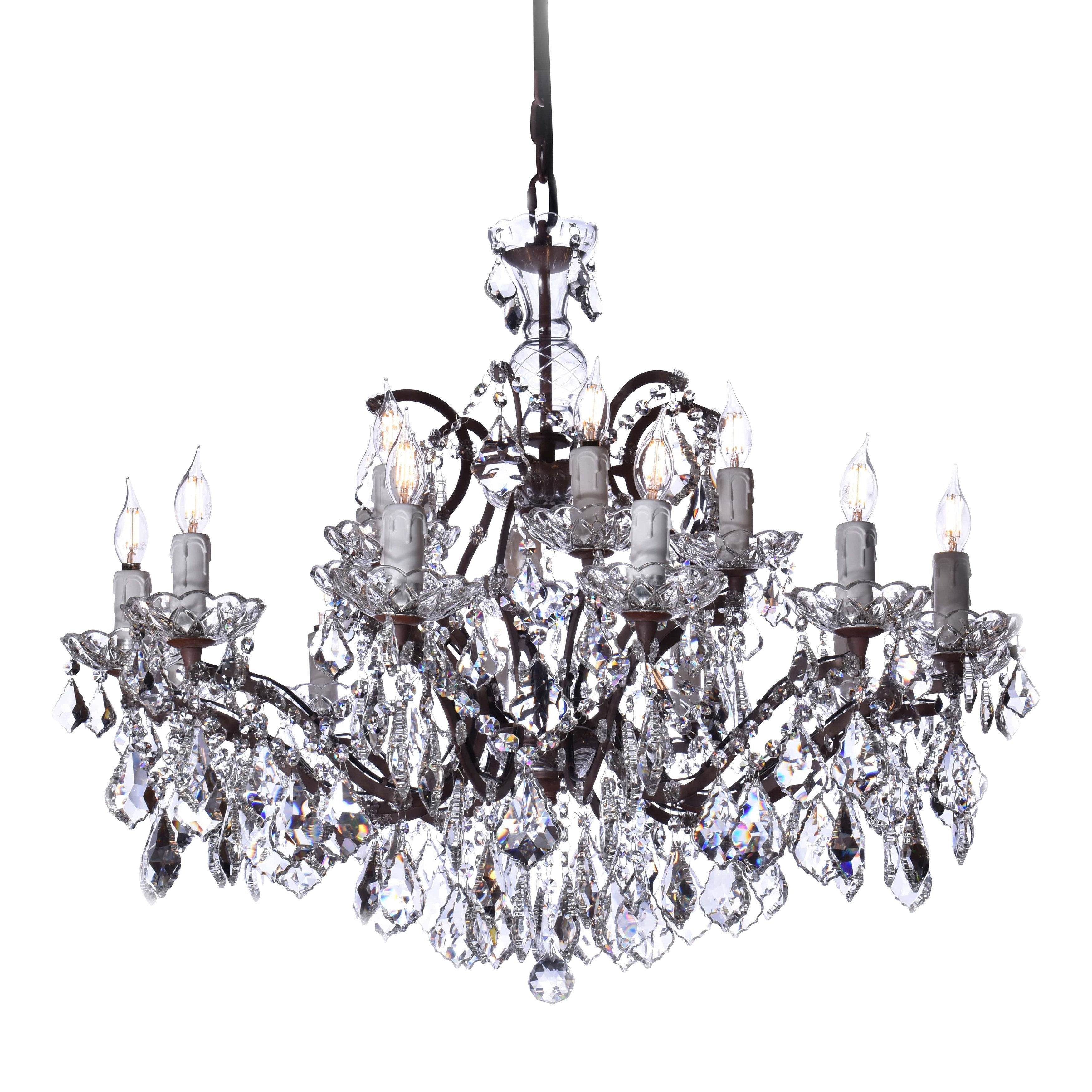 18 Light Maria Theresa Crystal Chandelier - Italian Concept - 