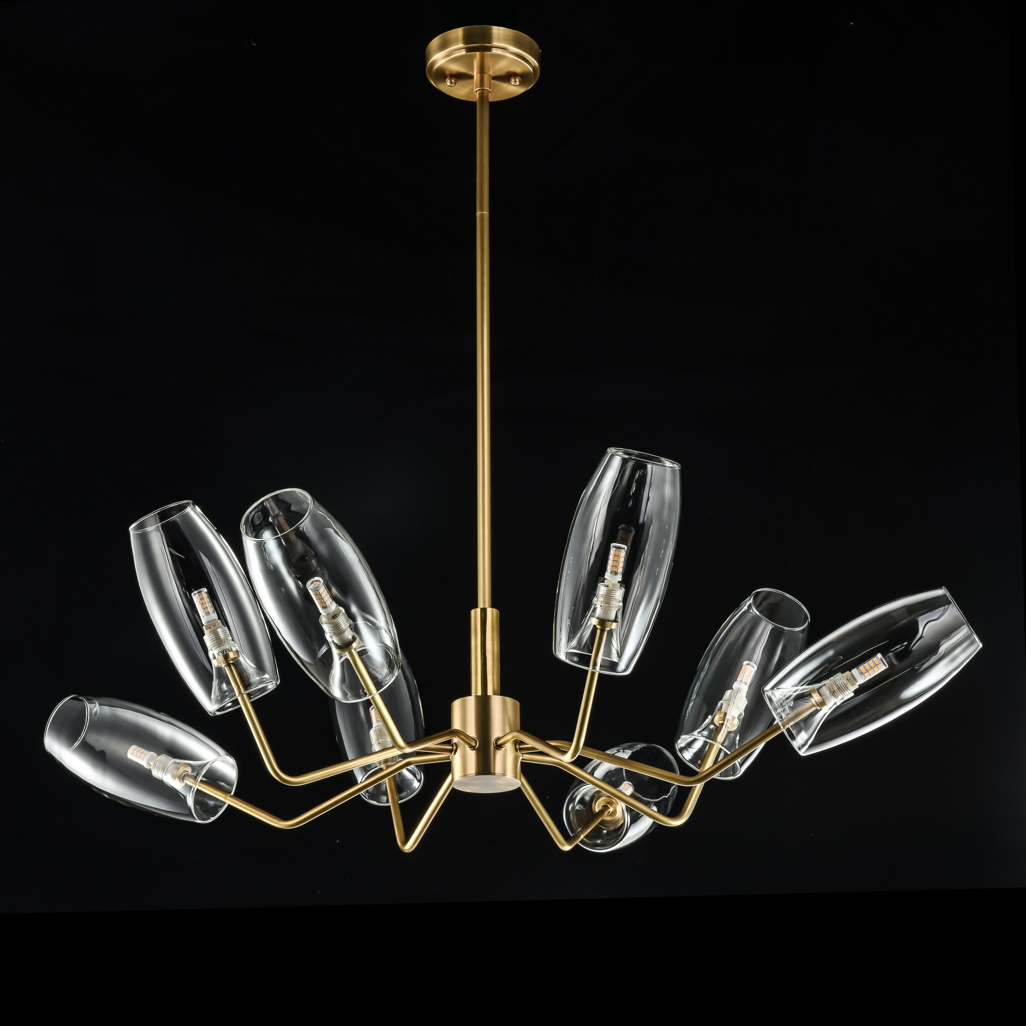 Amira Branching Glass Globe Chandelier - Italian Concept -