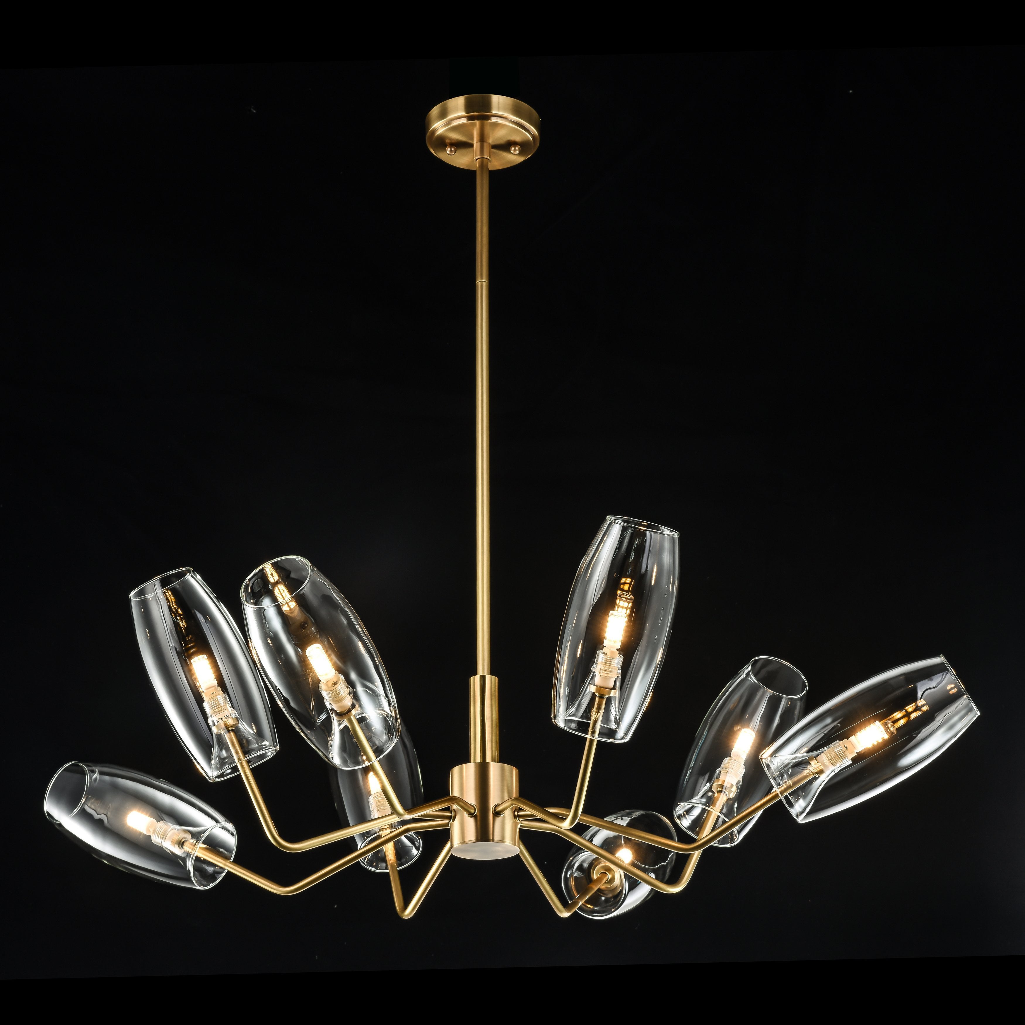 Amira Branching Glass Globe Chandelier - Italian Concept -