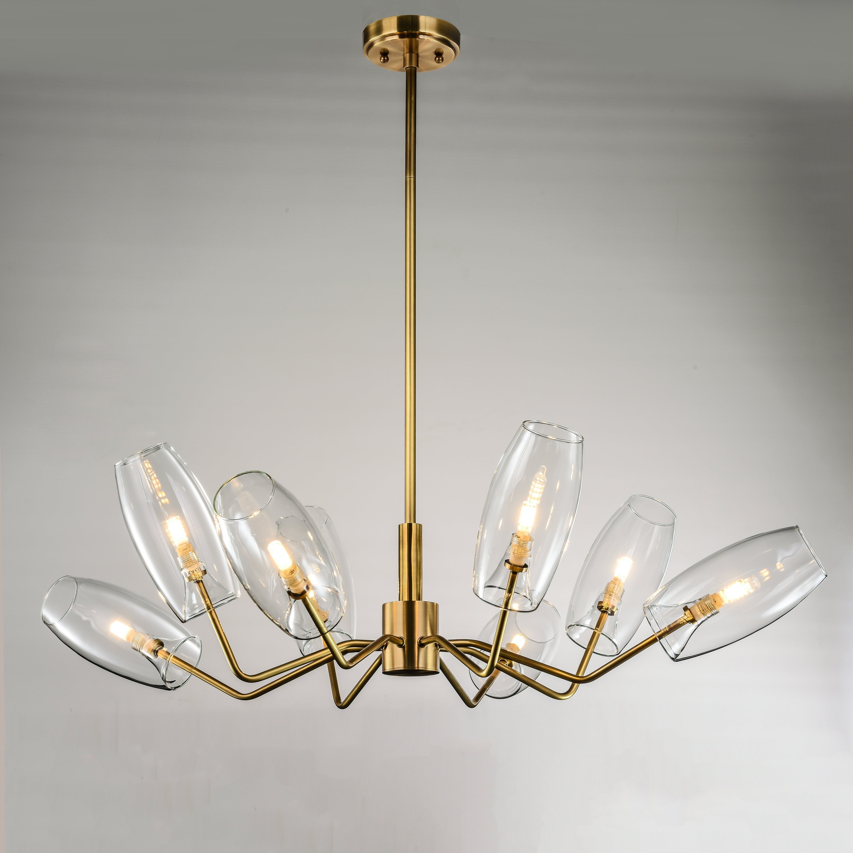 Amira Branching Glass Globe Chandelier - Italian Concept -