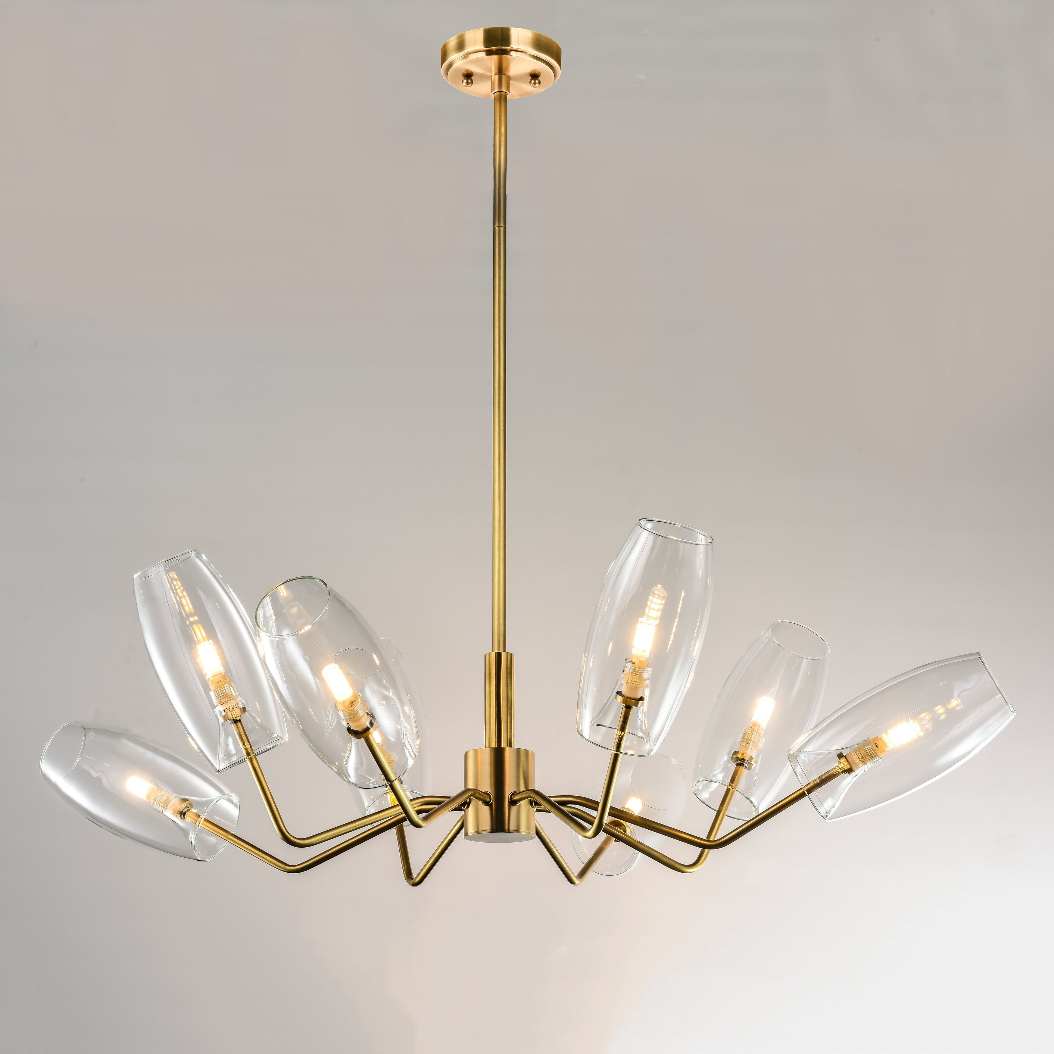 Amira Branching Glass Globe Chandelier - Italian Concept -