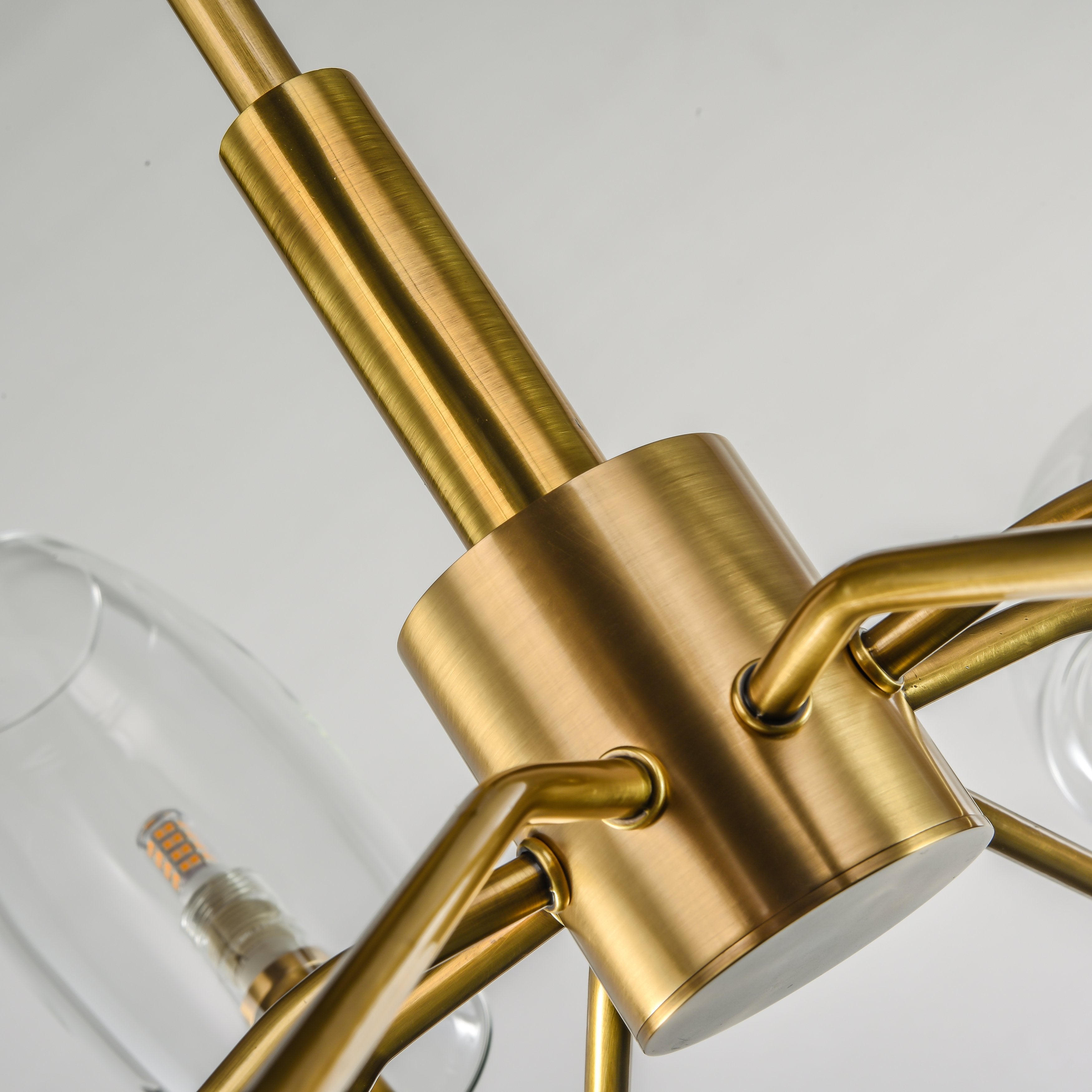 Amira Branching Glass Globe Chandelier - Italian Concept -