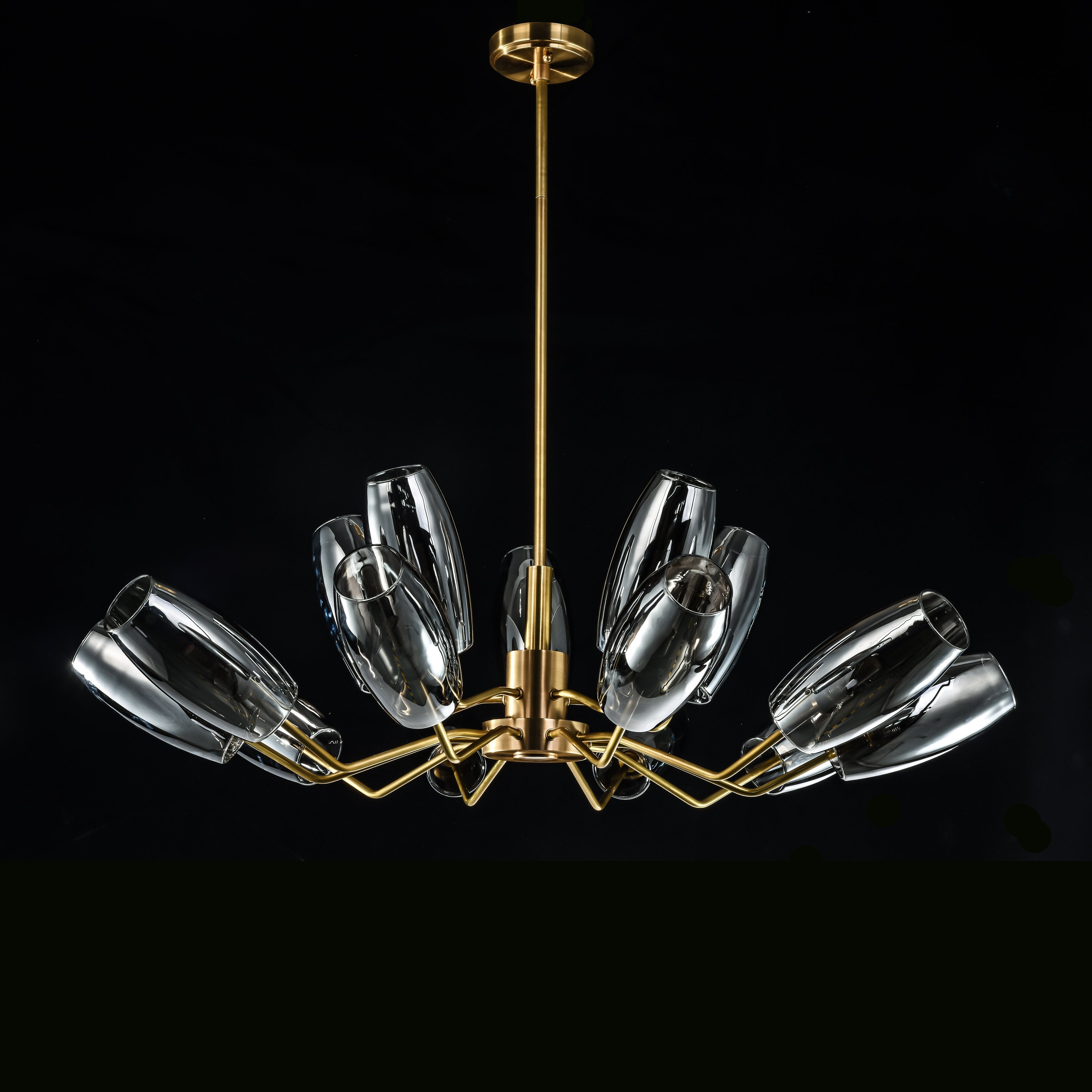 Amira Branching Glass Globe Chandelier - Italian Concept -