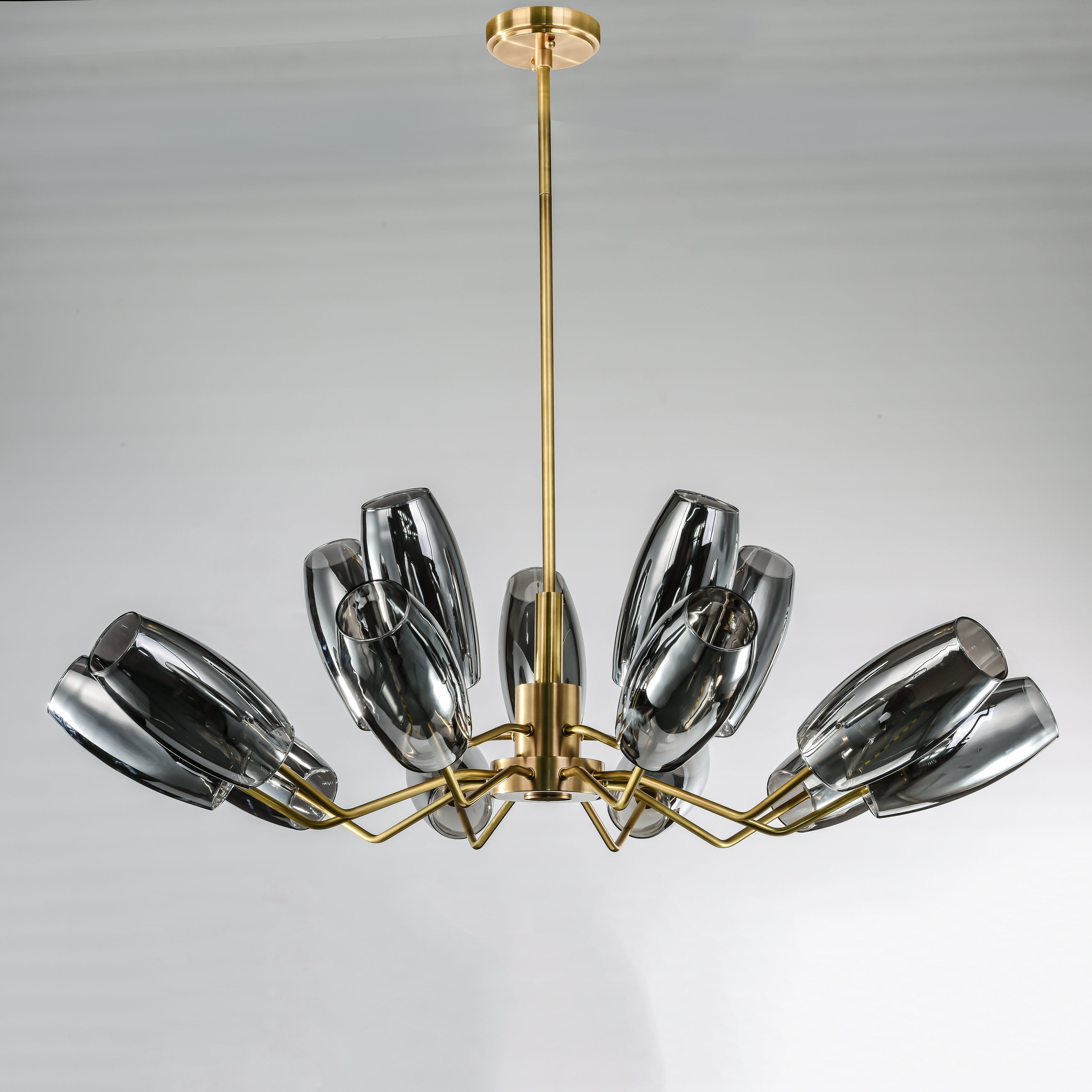 Amira Branching Glass Globe Chandelier - Italian Concept -