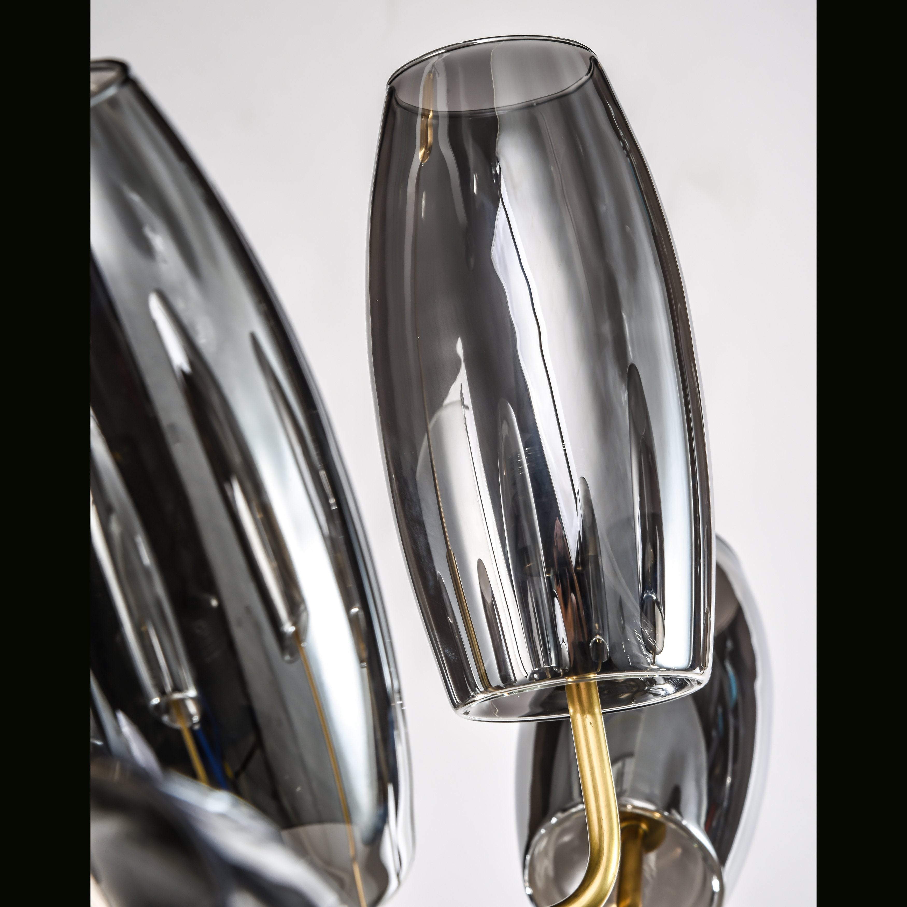 Amira Spiral Branching Glass Globe Chandelier - Italian Concept -