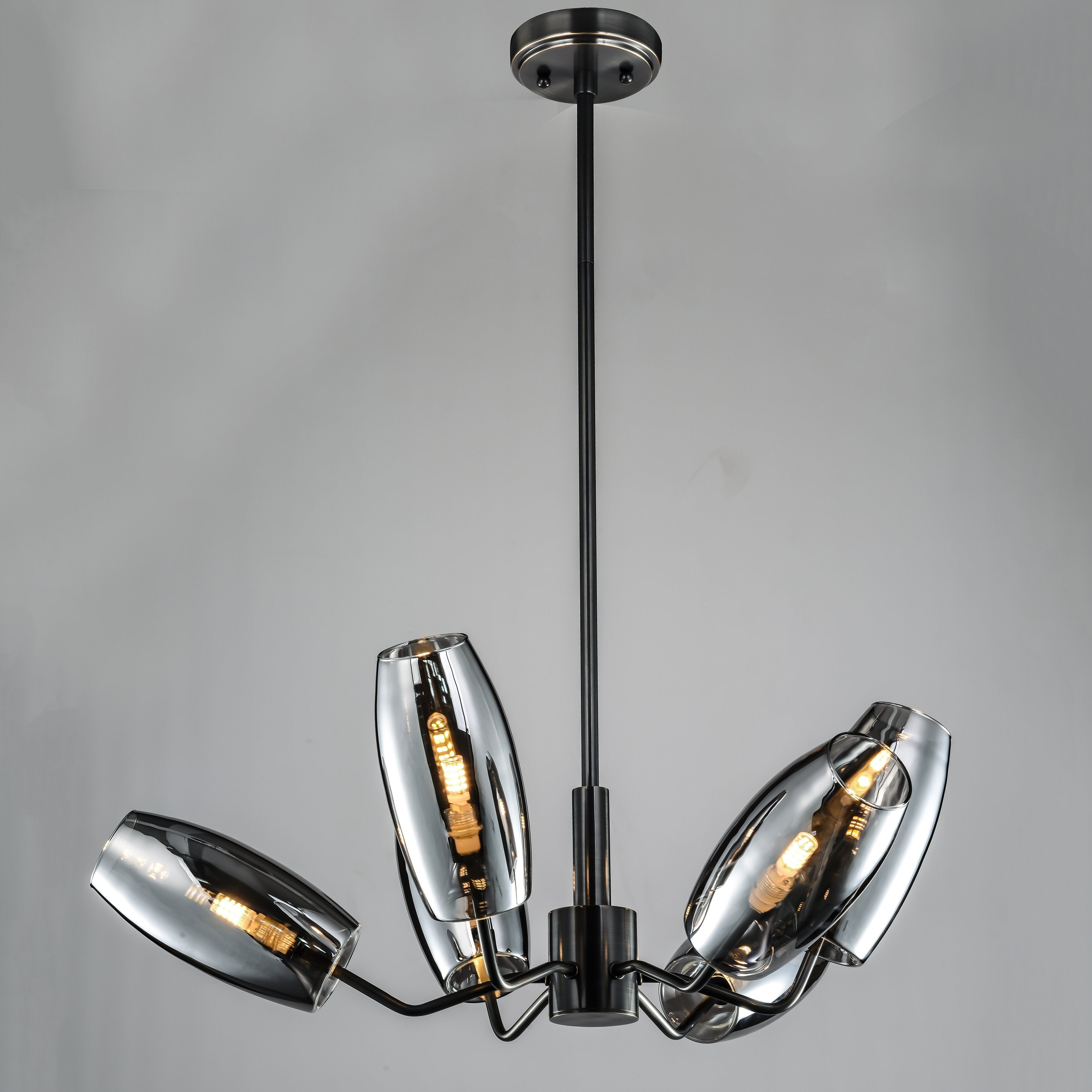 Amira Branching Glass Globe Chandelier - Italian Concept -