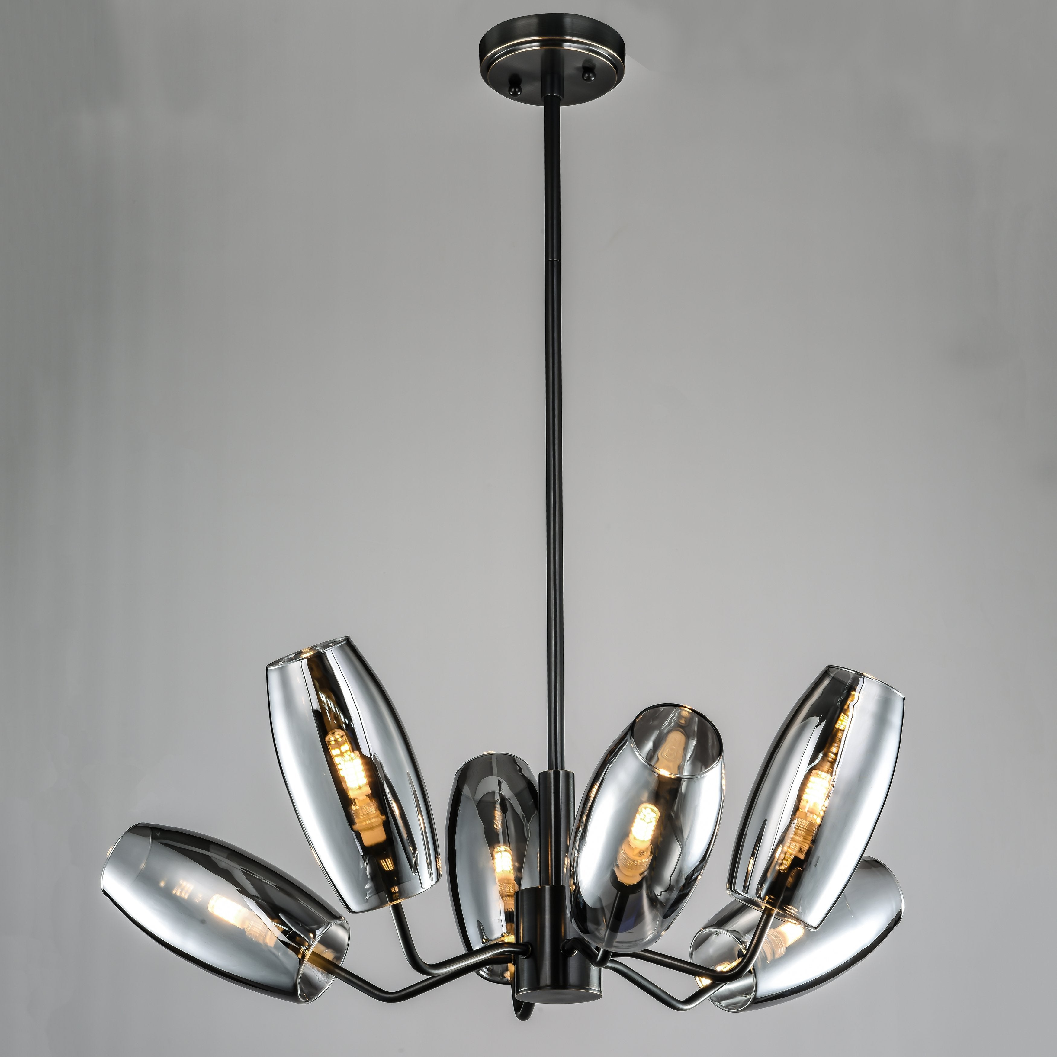Amira Branching Glass Globe Chandelier - Italian Concept -