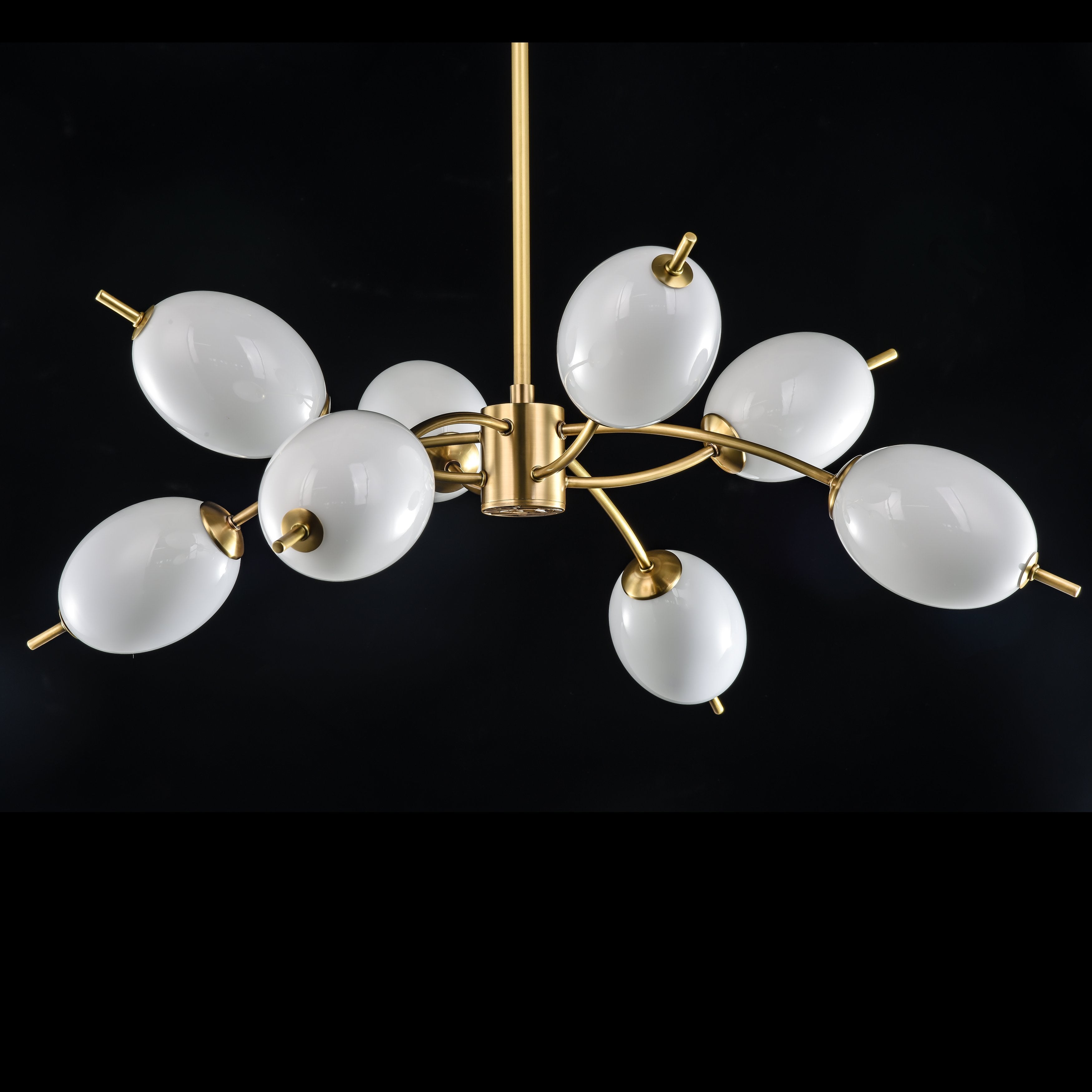 Anthony Branching Glass Globe Chandelier - Italian Concept -