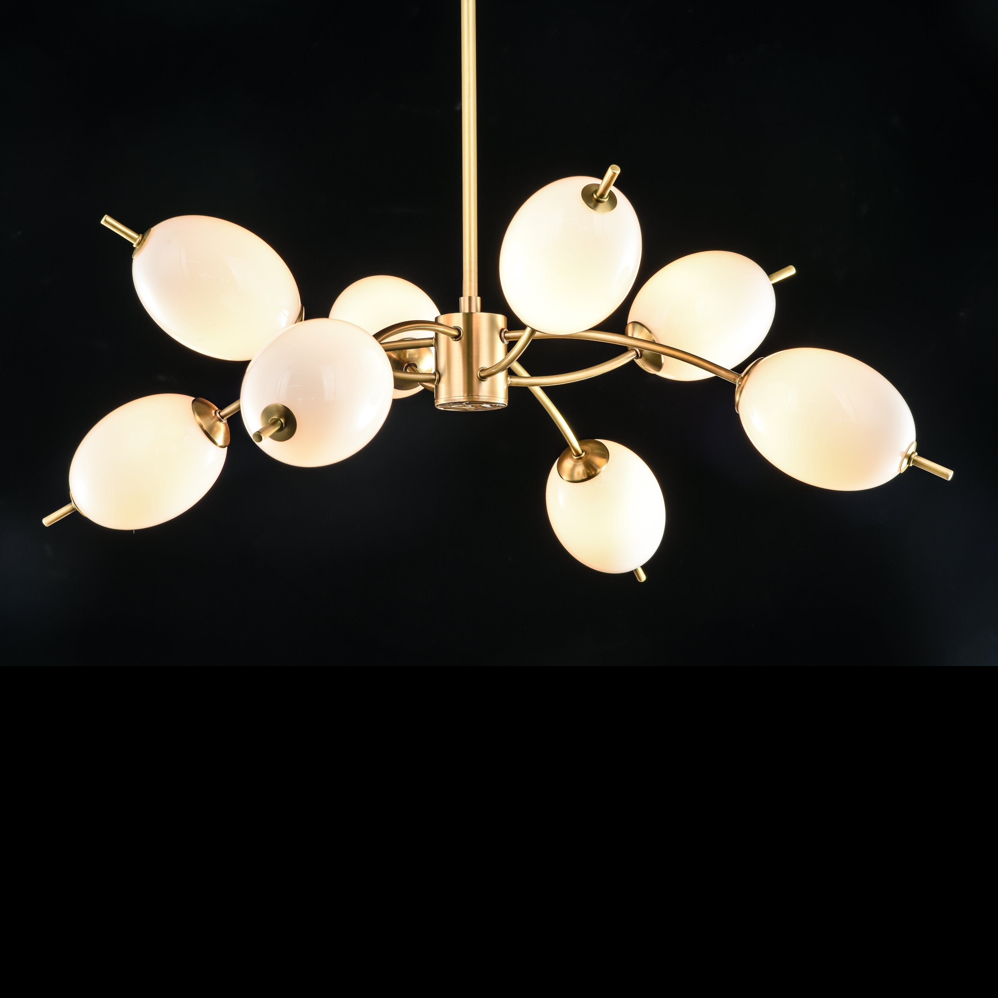 Anthony Branching Glass Globe Chandelier - Italian Concept -