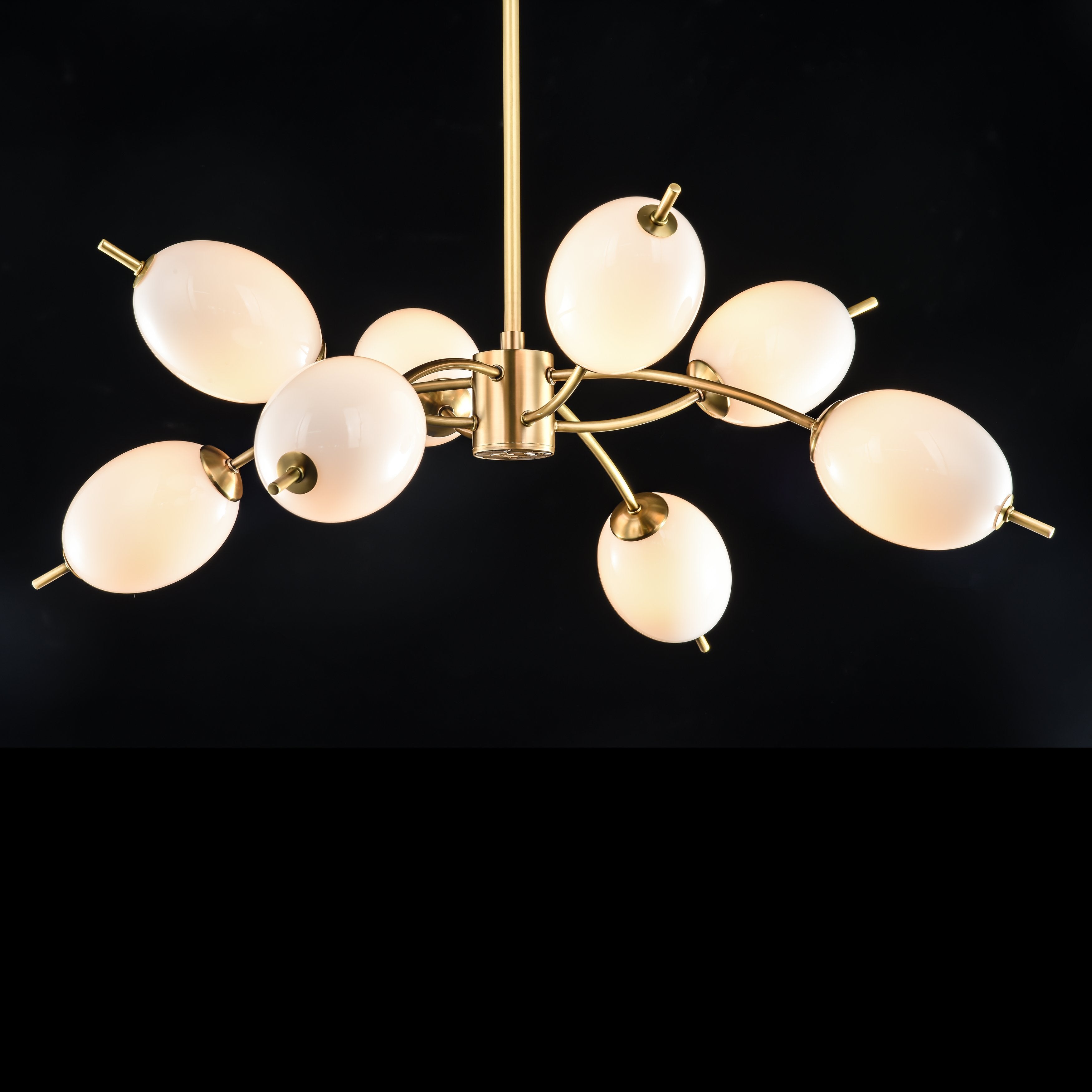 Anthony Branching Glass Globe Chandelier - Italian Concept -