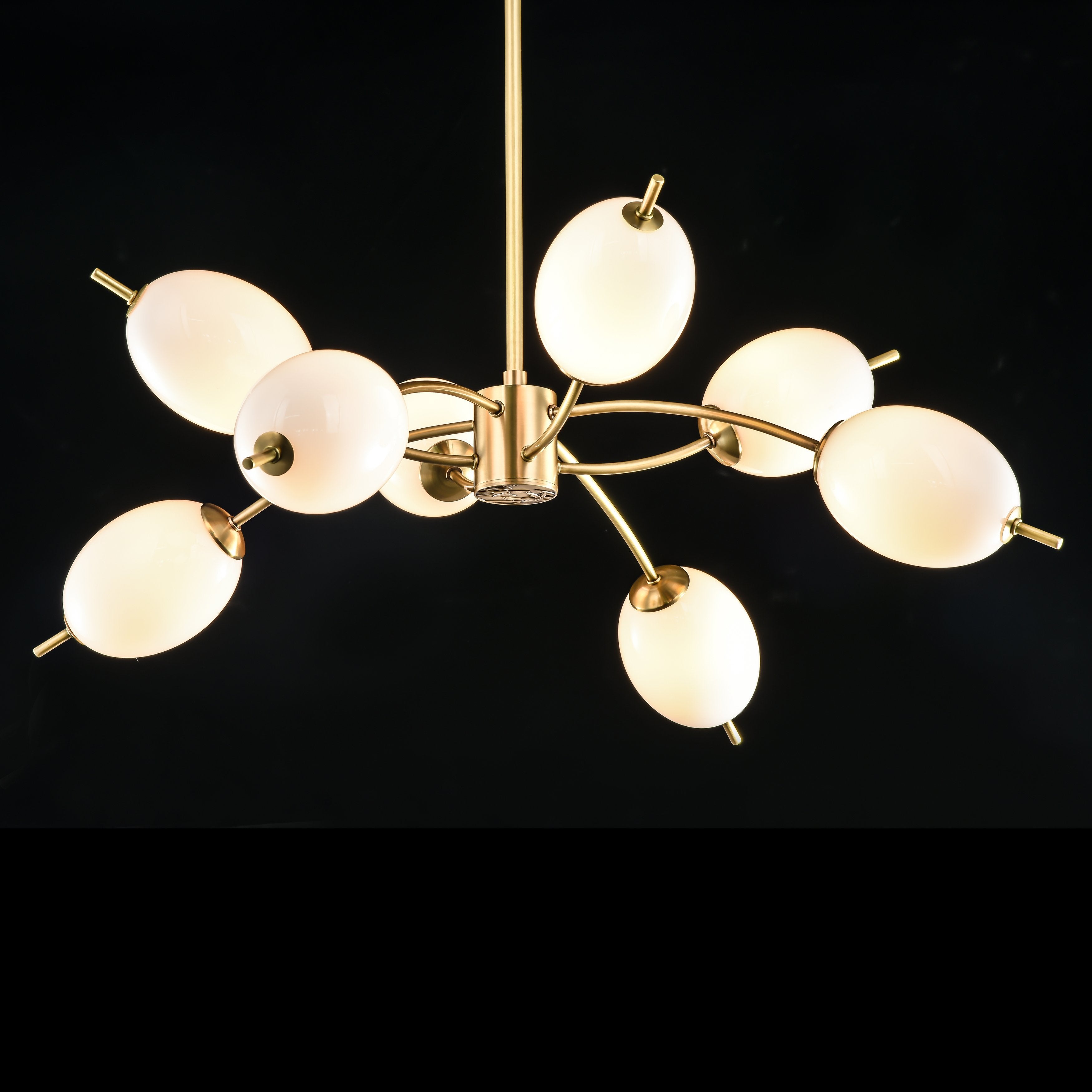 Anthony Branching Glass Globe Chandelier - Italian Concept -