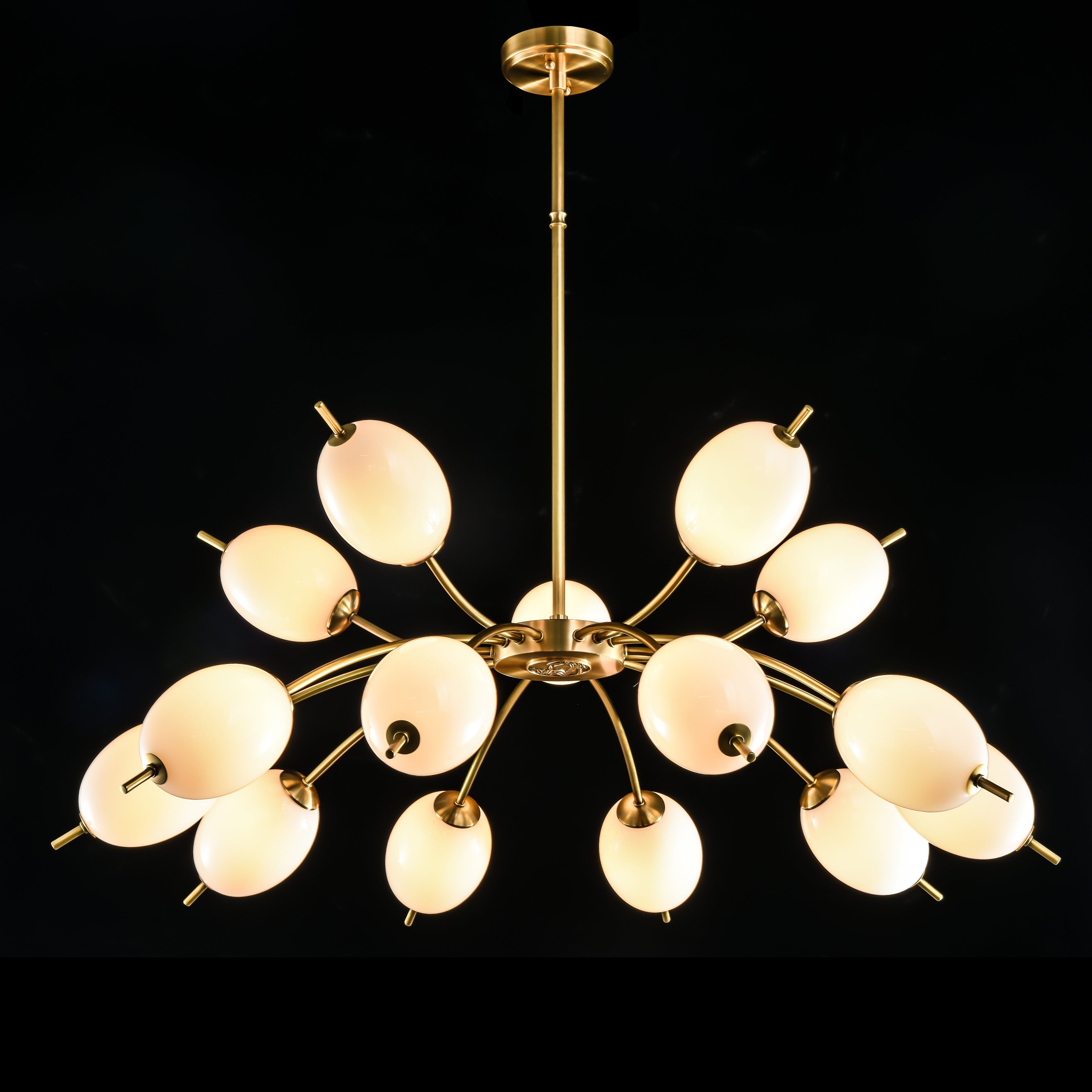 Anthony Branching Glass Globe Chandelier - Italian Concept -