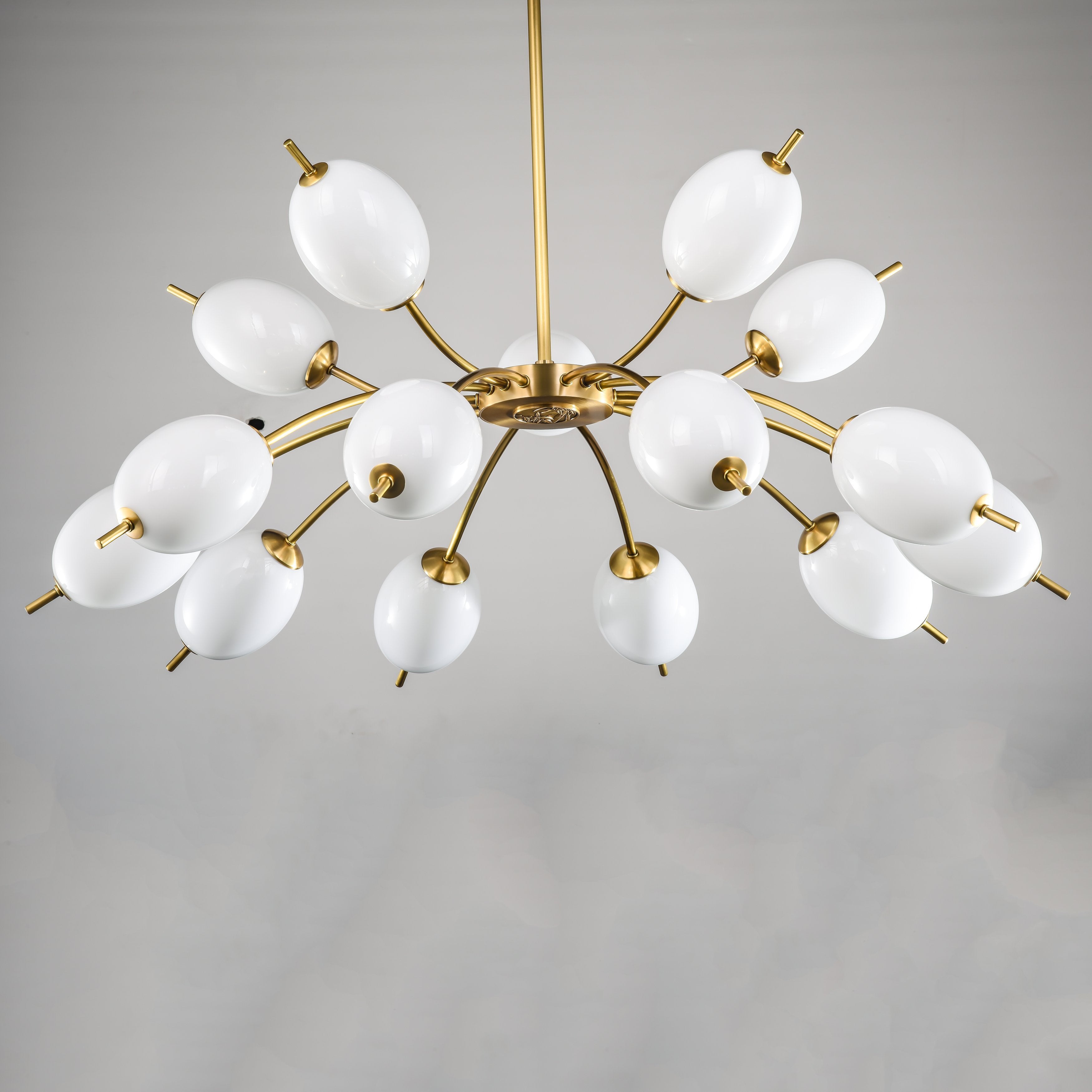 Anthony Branching Glass Globe Chandelier - Italian Concept -