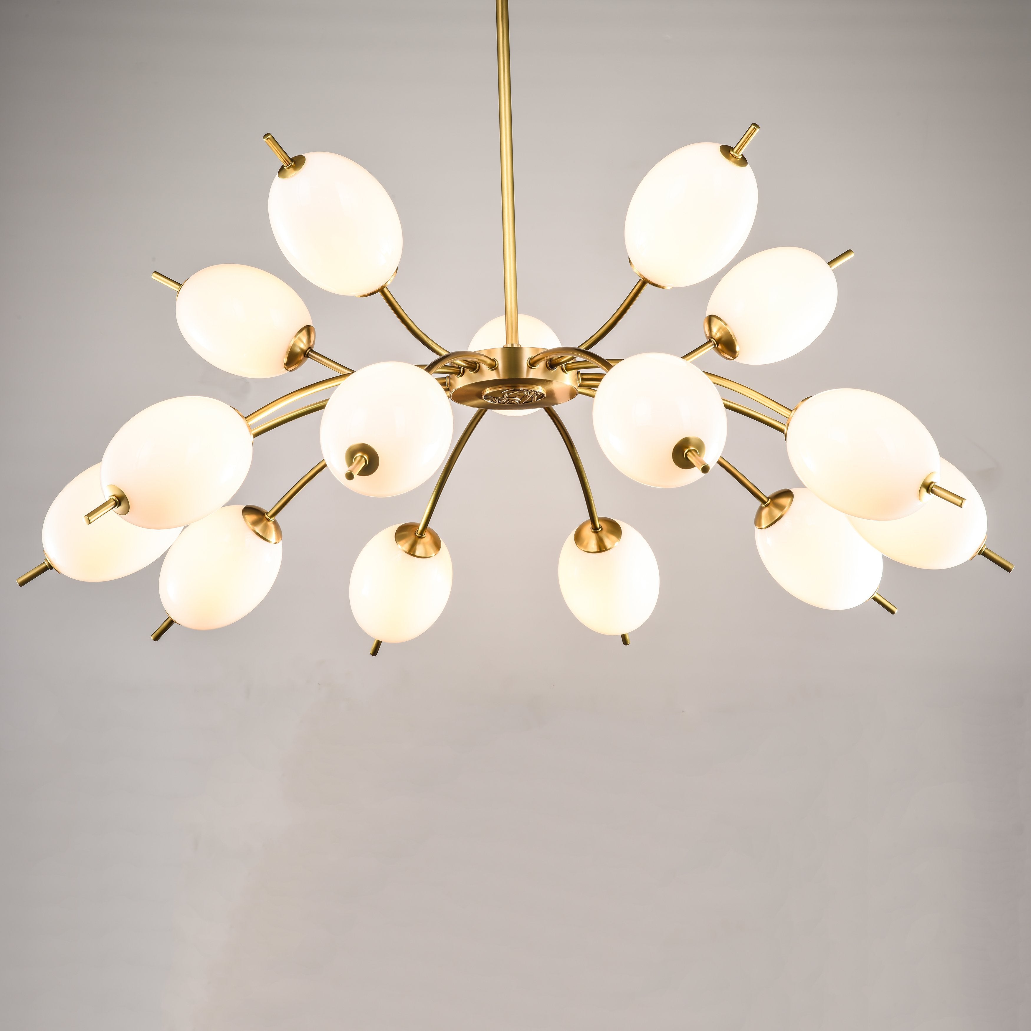 Anthony Branching Glass Globe Chandelier - Italian Concept -
