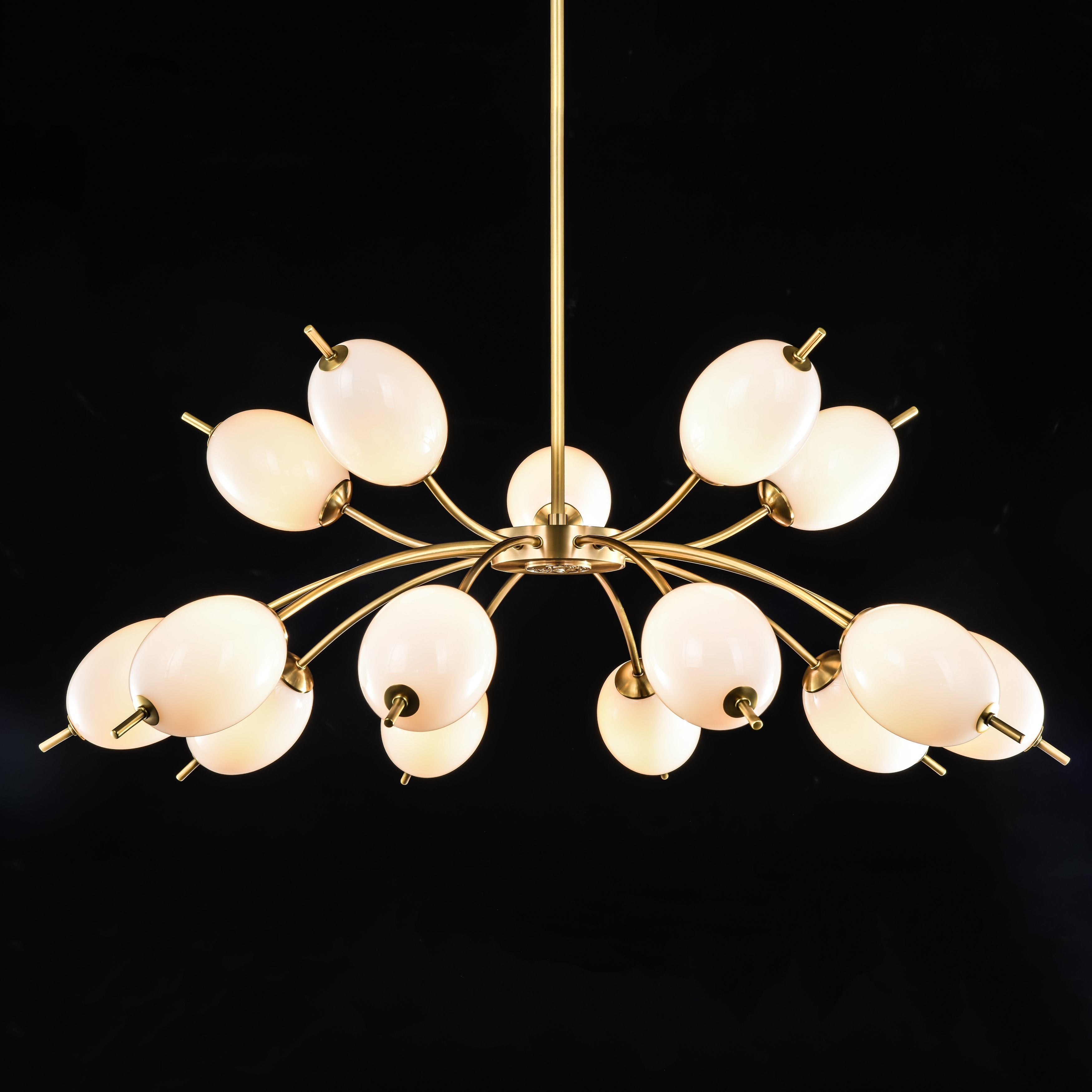 Anthony Branching Glass Globe Chandelier - Italian Concept -