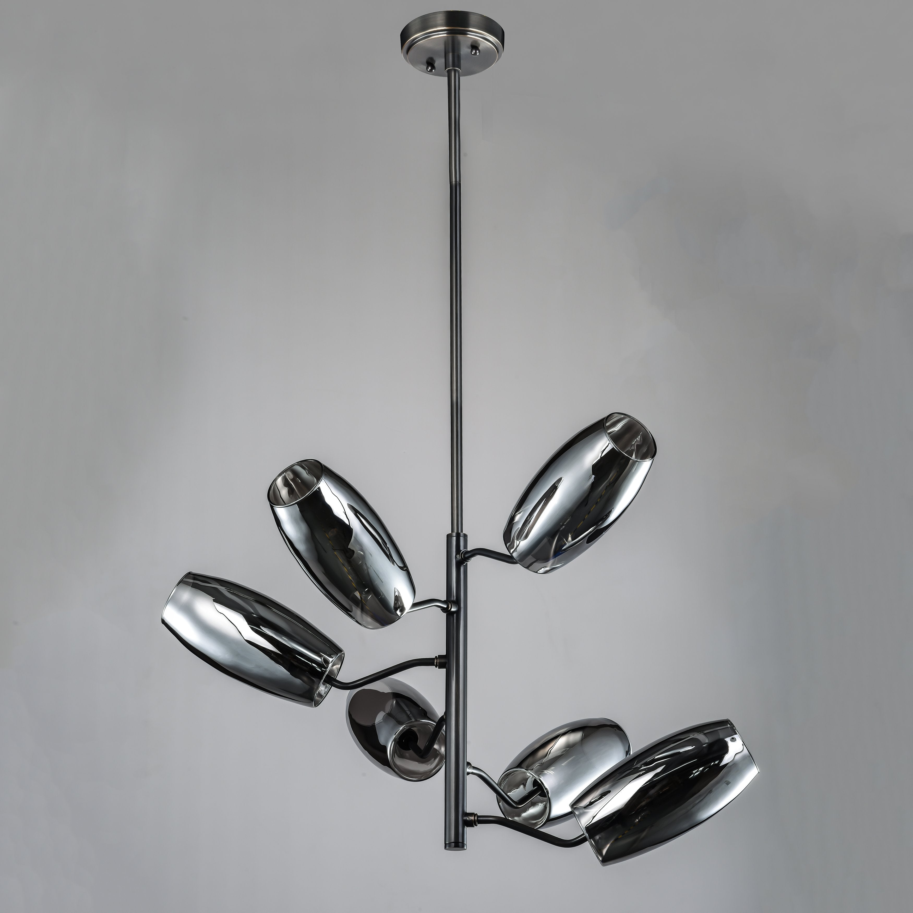 Amira Spiral Branching Glass Globe Chandelier - Italian Concept -