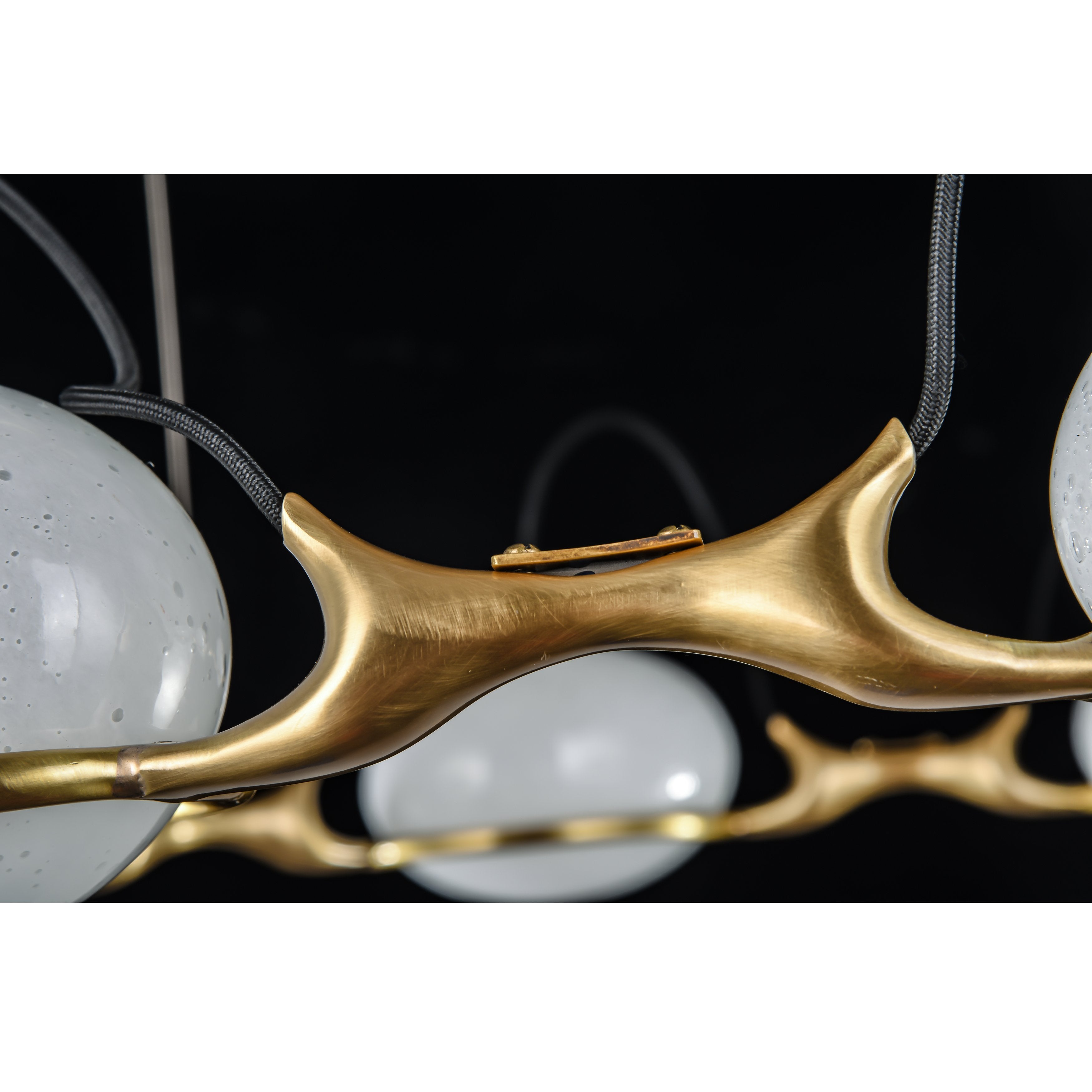 Axel Branching Glass Globe Chandelier - Italian Concept -