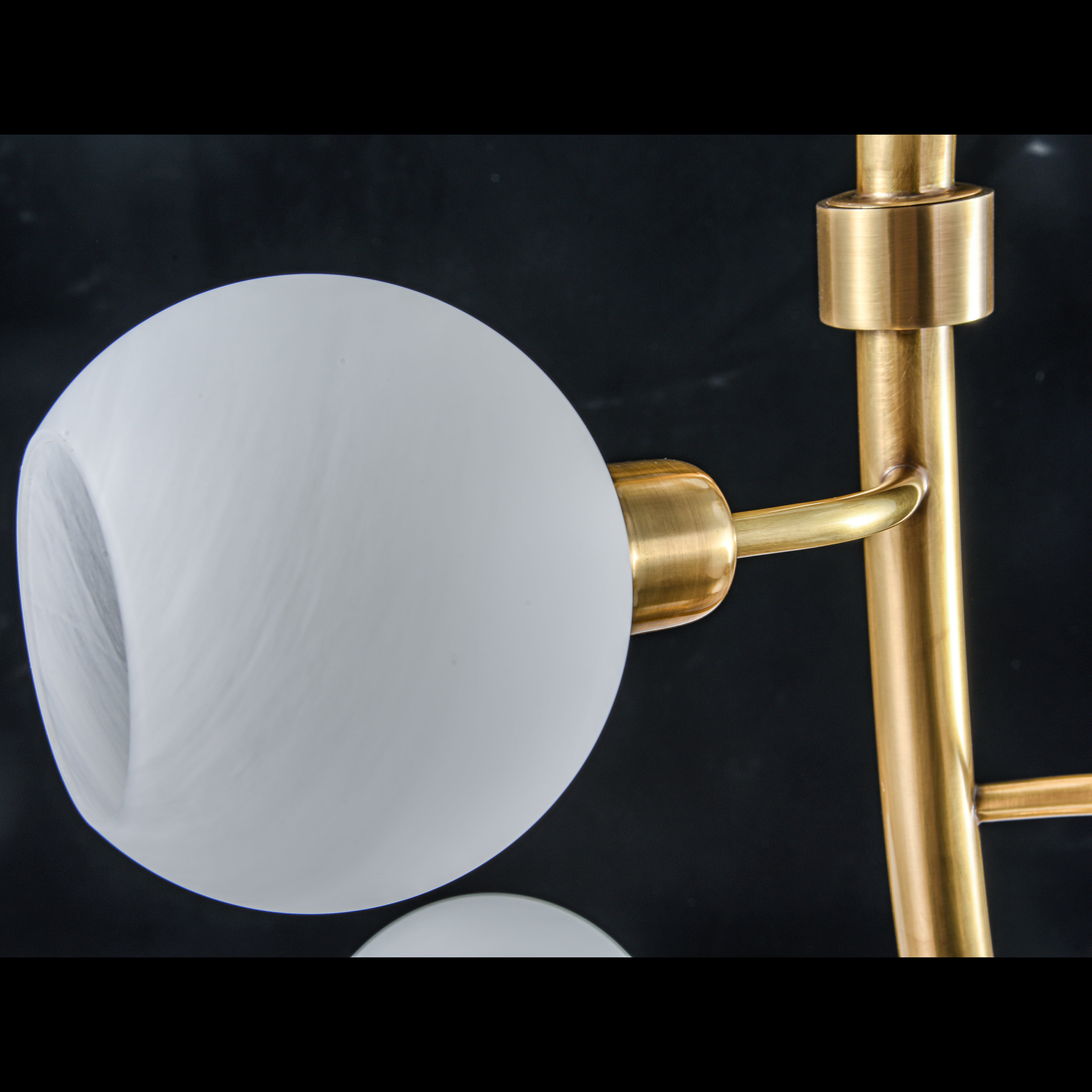 Avion Branching Glass Globe Chandelier - Italian Concept -