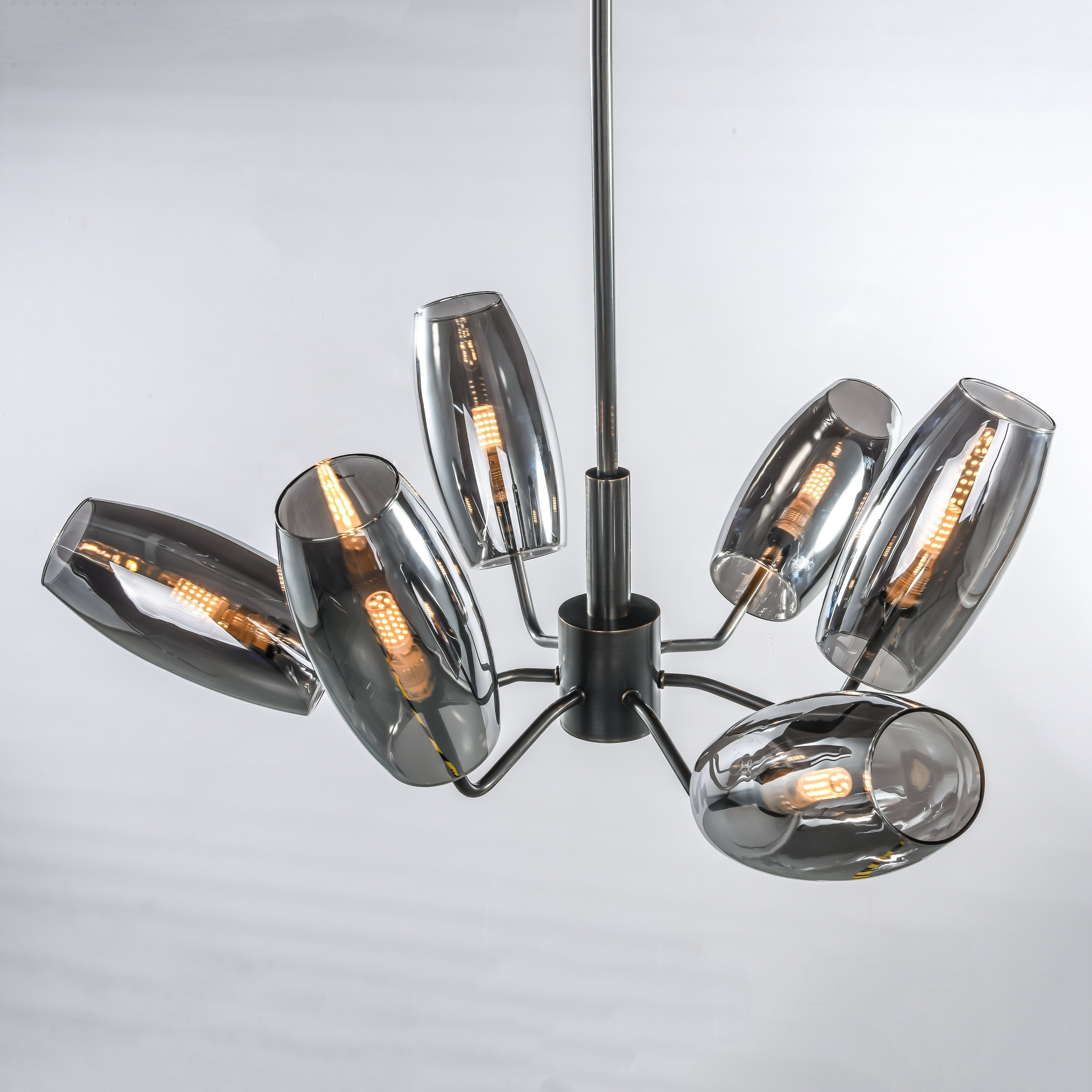 Amira Branching Glass Globe Chandelier - Italian Concept -