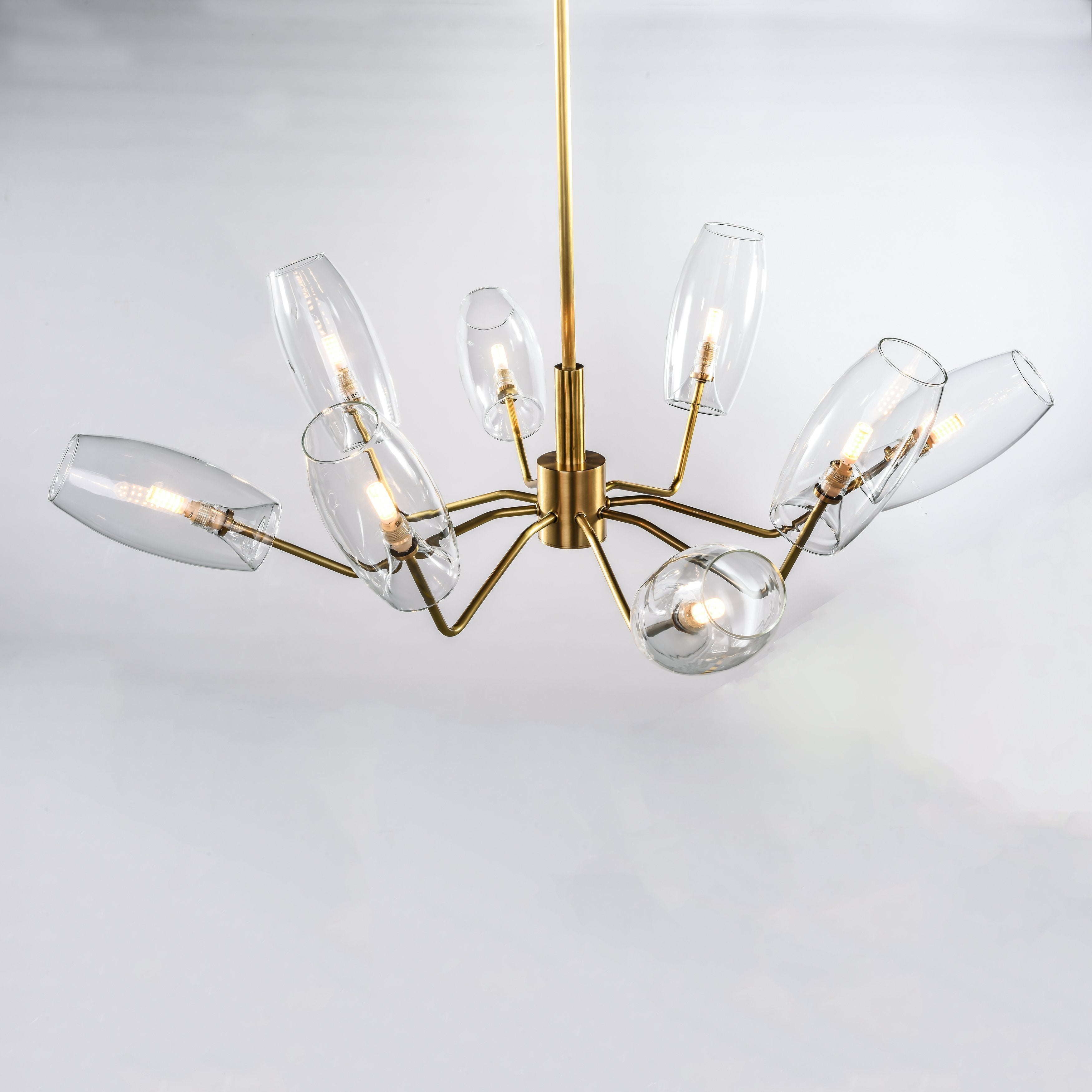 Amira Branching Glass Globe Chandelier - Italian Concept -