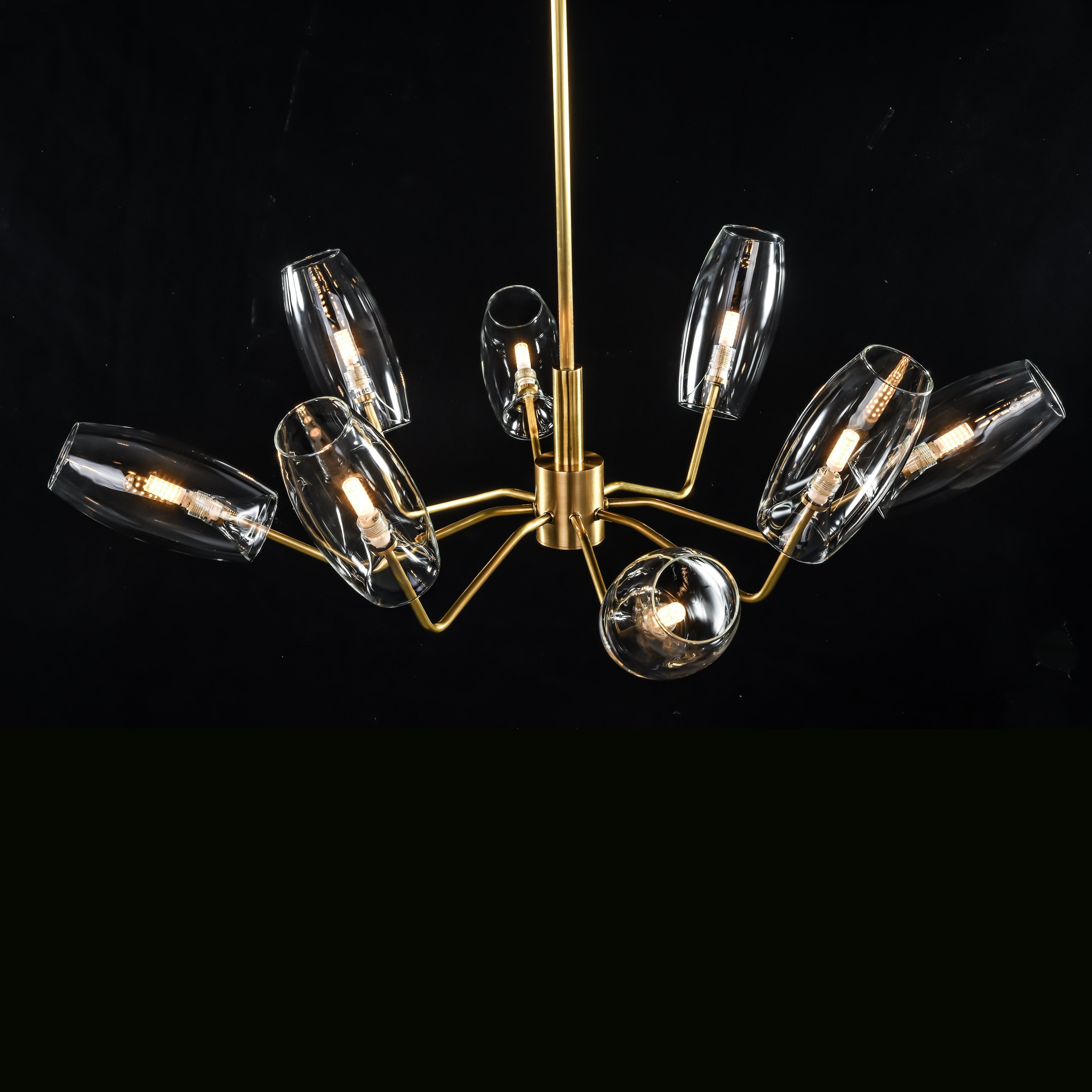 Amira Branching Glass Globe Chandelier - Italian Concept -