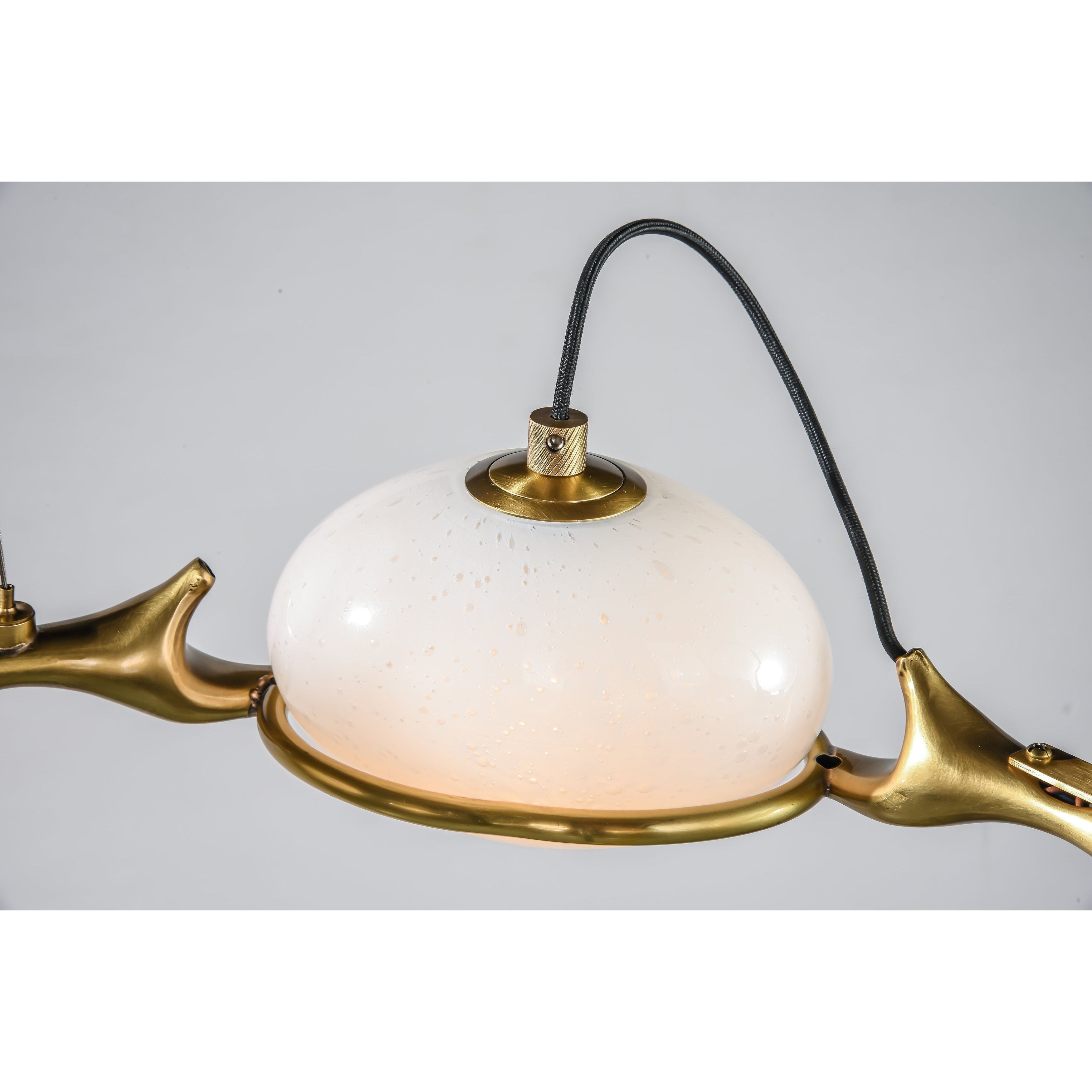 Axel Branching Glass Globe Chandelier - Italian Concept -