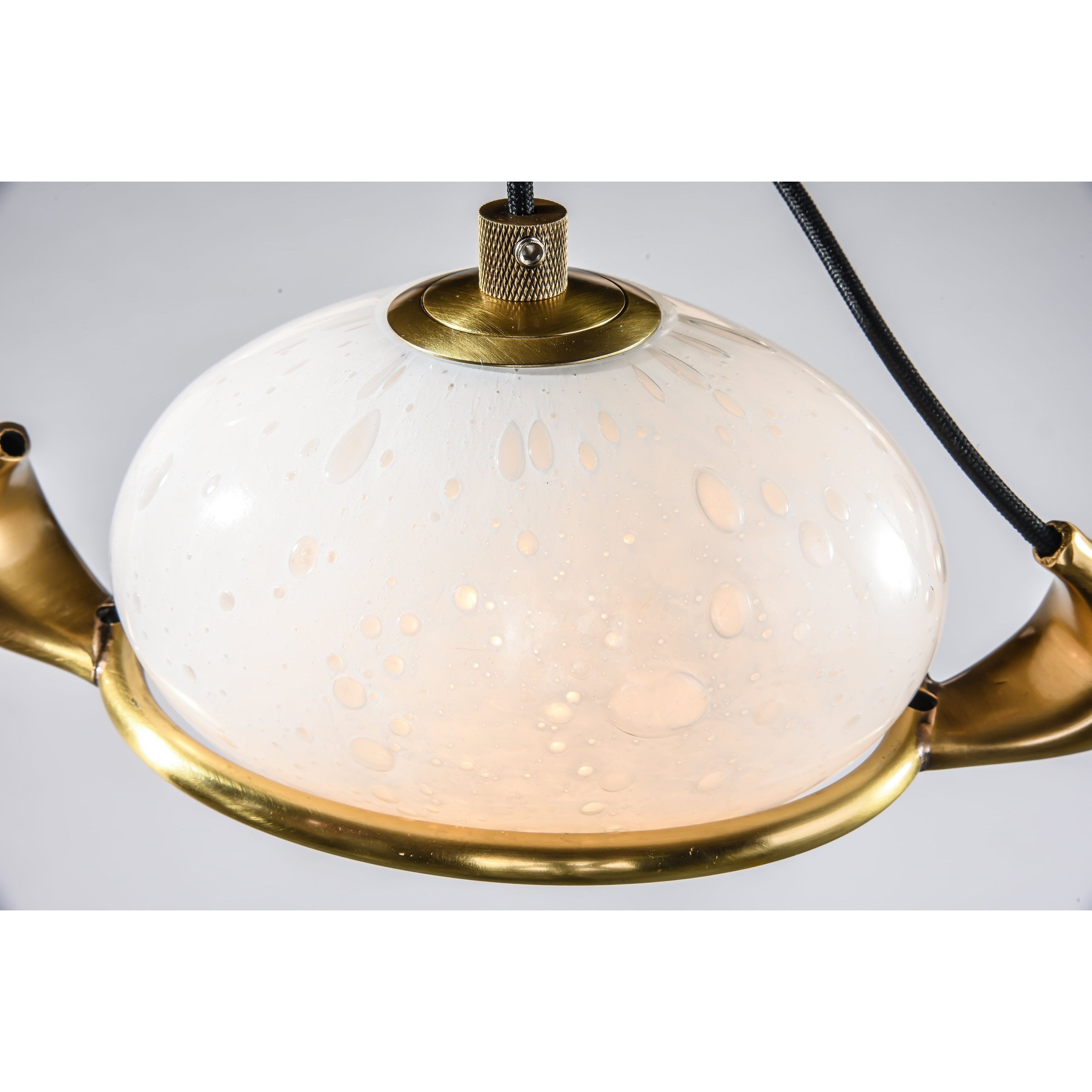 Axel Branching Glass Globe Chandelier - Italian Concept -