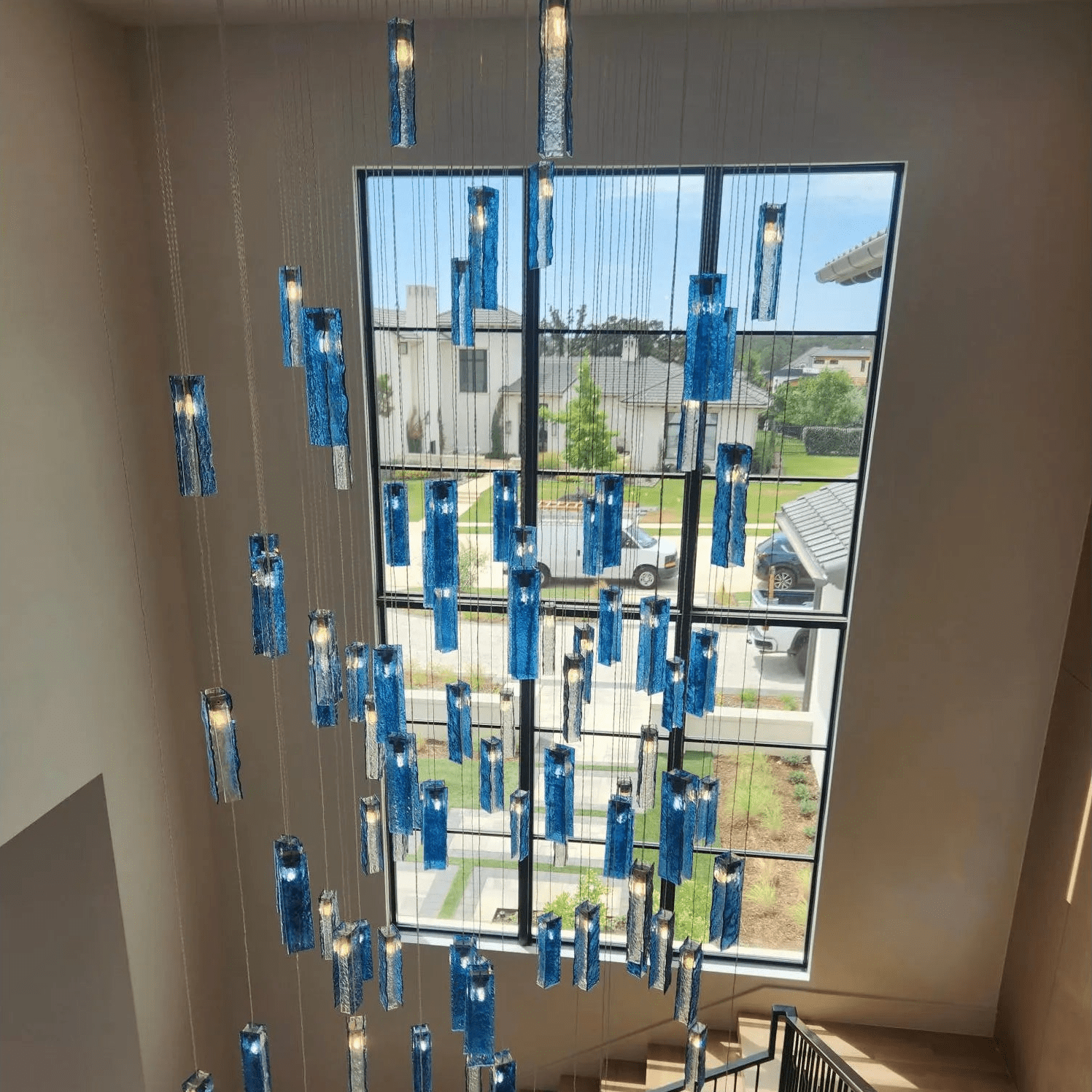 Hand-Crafted Glass Tile Waterfall & Rainfall Collection - Italian Concept