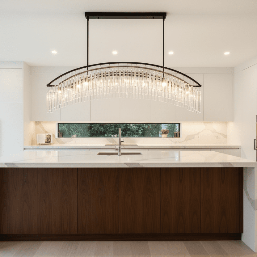 120" Matte Black - Luxury Kitchen Island