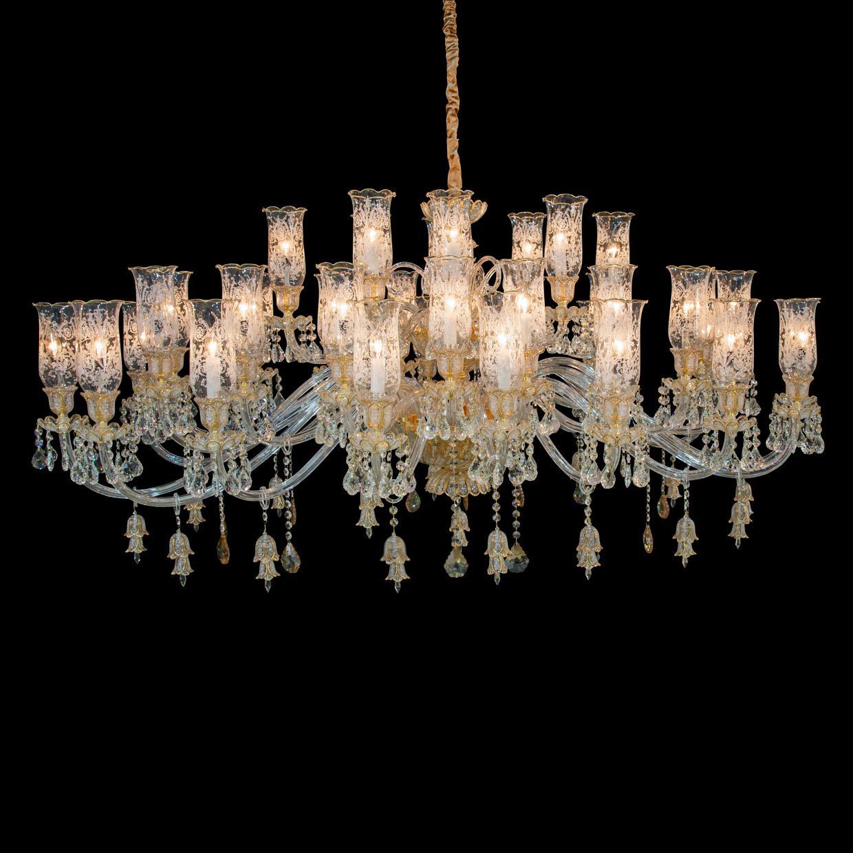 Marbella Garnier Crystal Chandelier