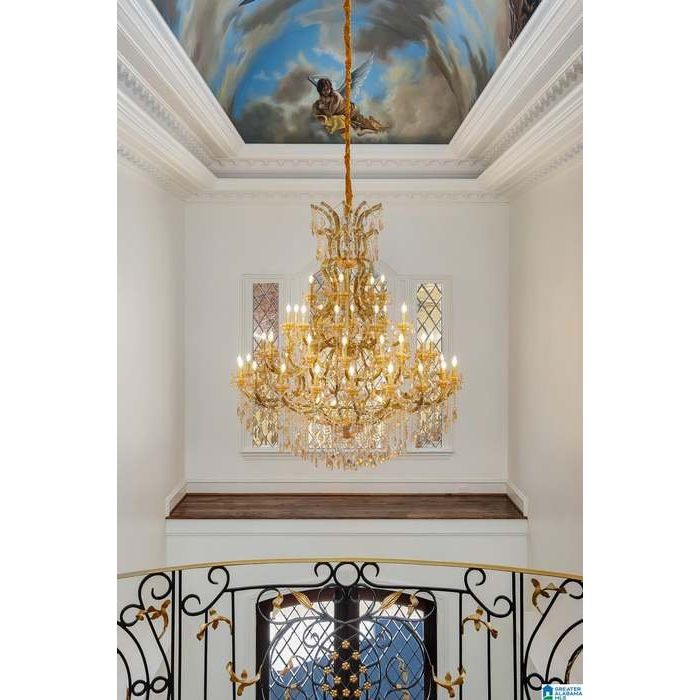 Leyla Maria Theresa 55 Light Crystal Chandelier