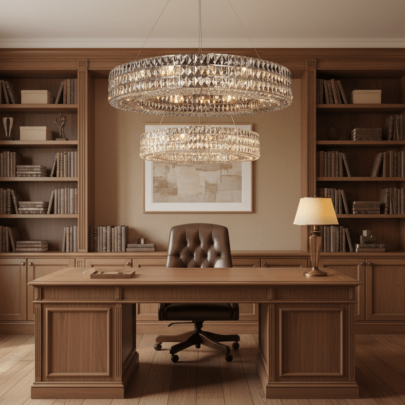 2-Ring Brushed Brass - Home Office