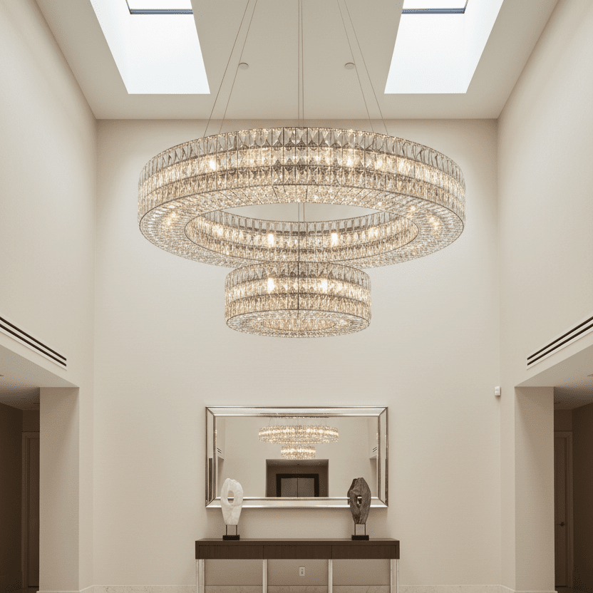 2-Ring Polished Nickel - Grand Entryway