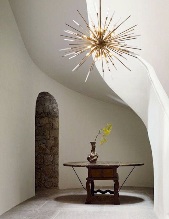 Marble Sputnik Starburst Chandelier - Italian Concept - Size