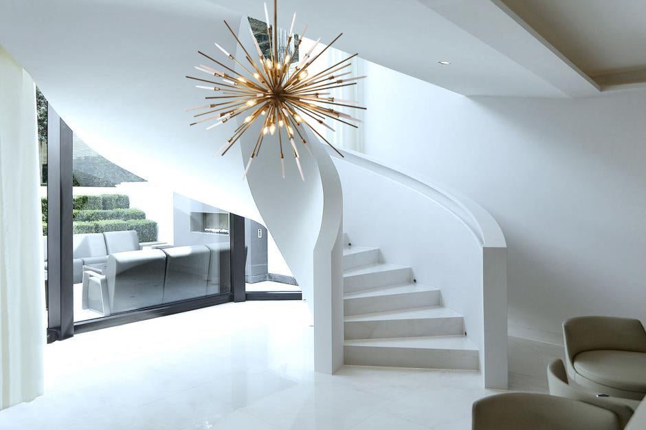 Marble Sputnik Starburst Chandelier - Italian Concept - Size